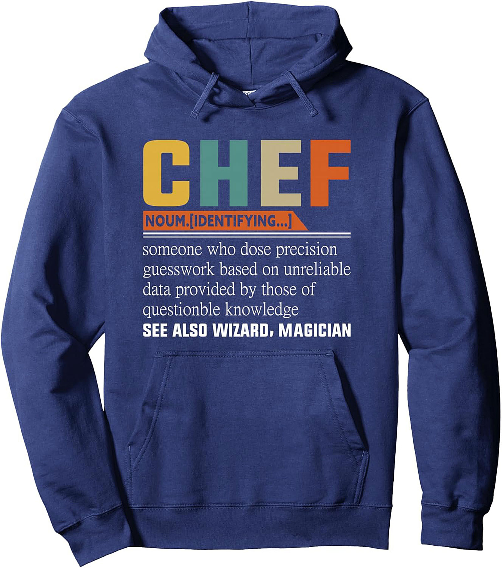 Funny Chef Definition Pullover Hoodie Kitchen Gift