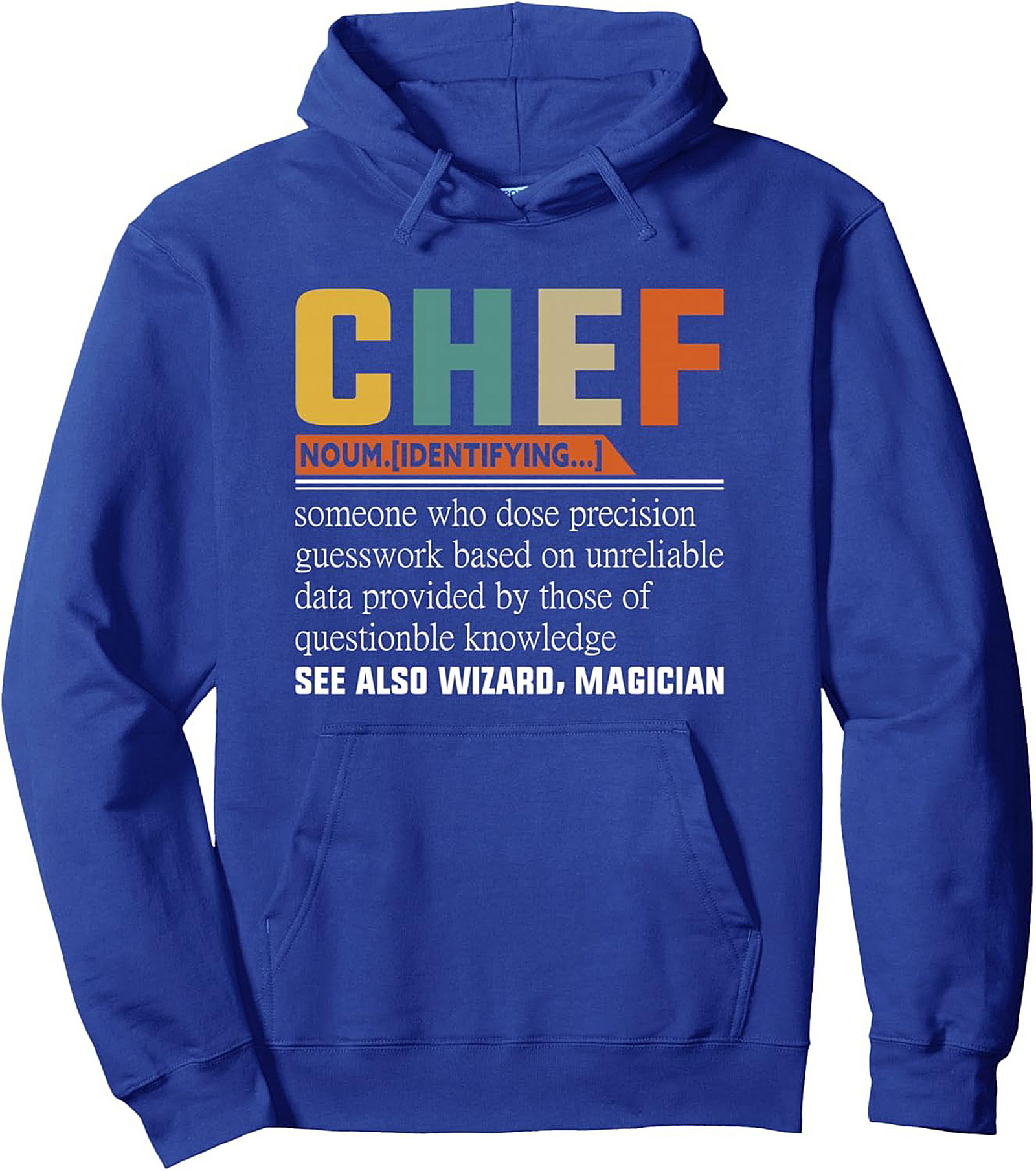Funny Chef Definition Pullover Hoodie Kitchen Gift