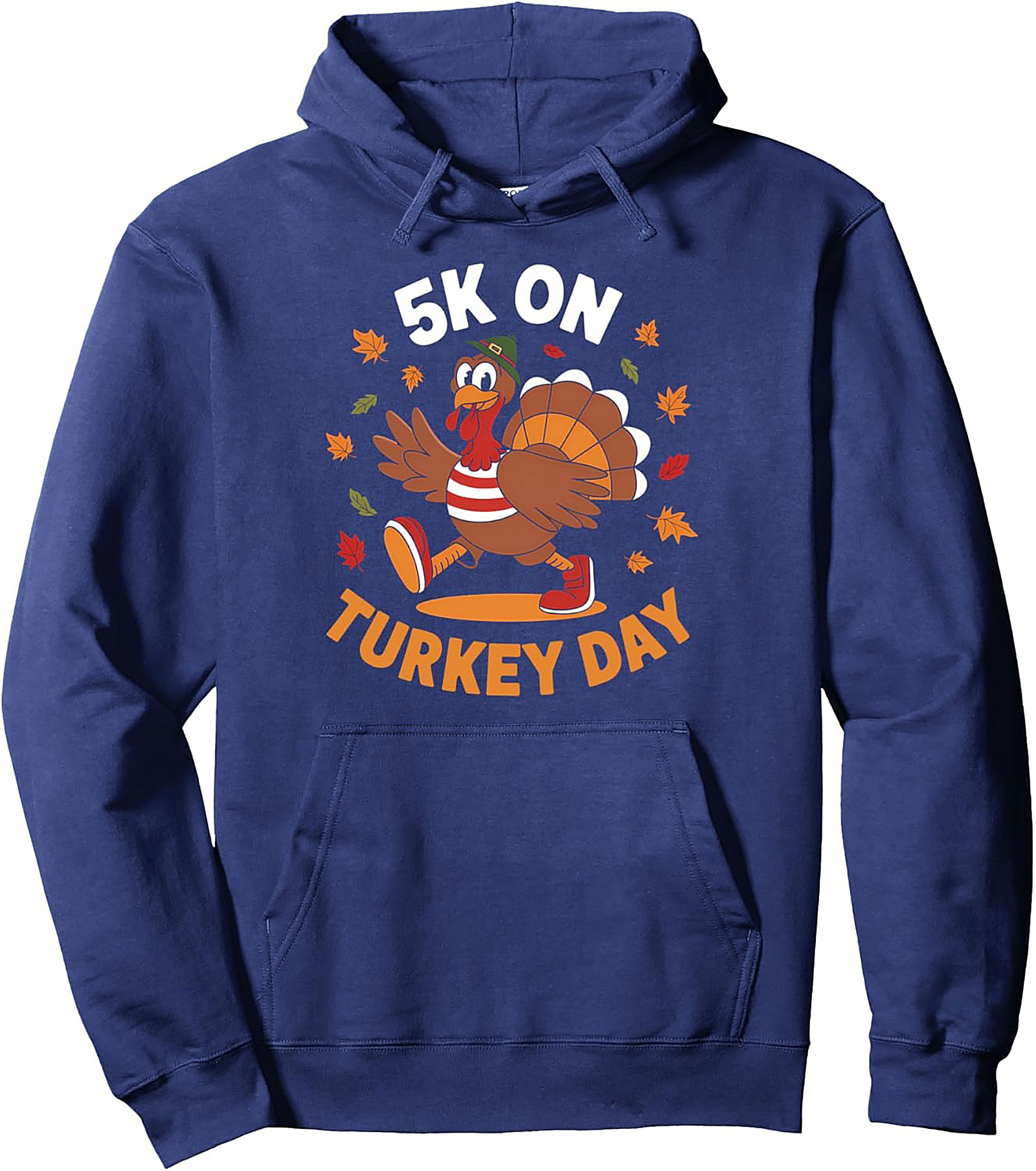 Thanksgiving 5K Graphic Hoodie | Turkey Trot Pullover