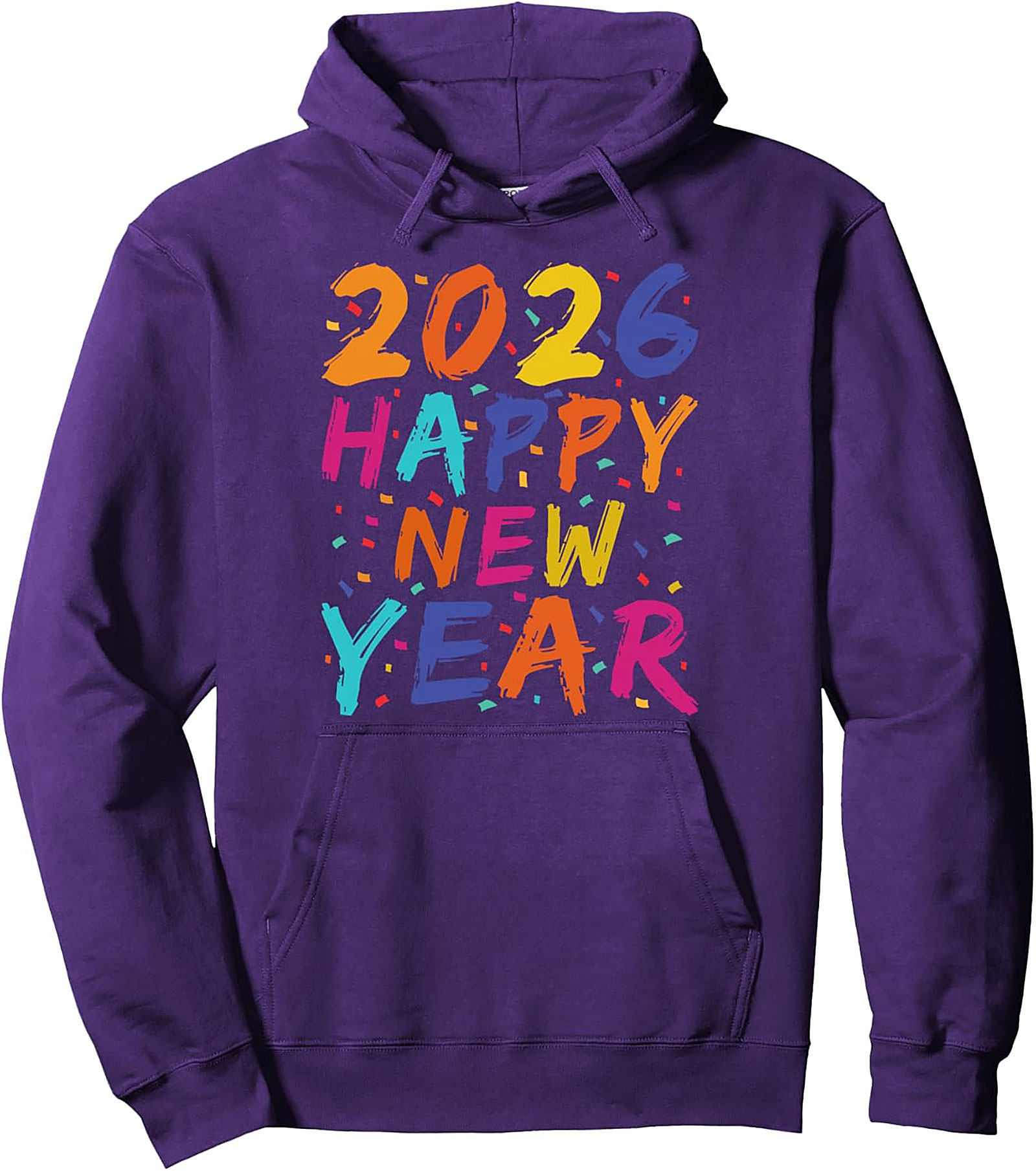 2026 Happy New Year Pullover Hoodie Celebration Gift