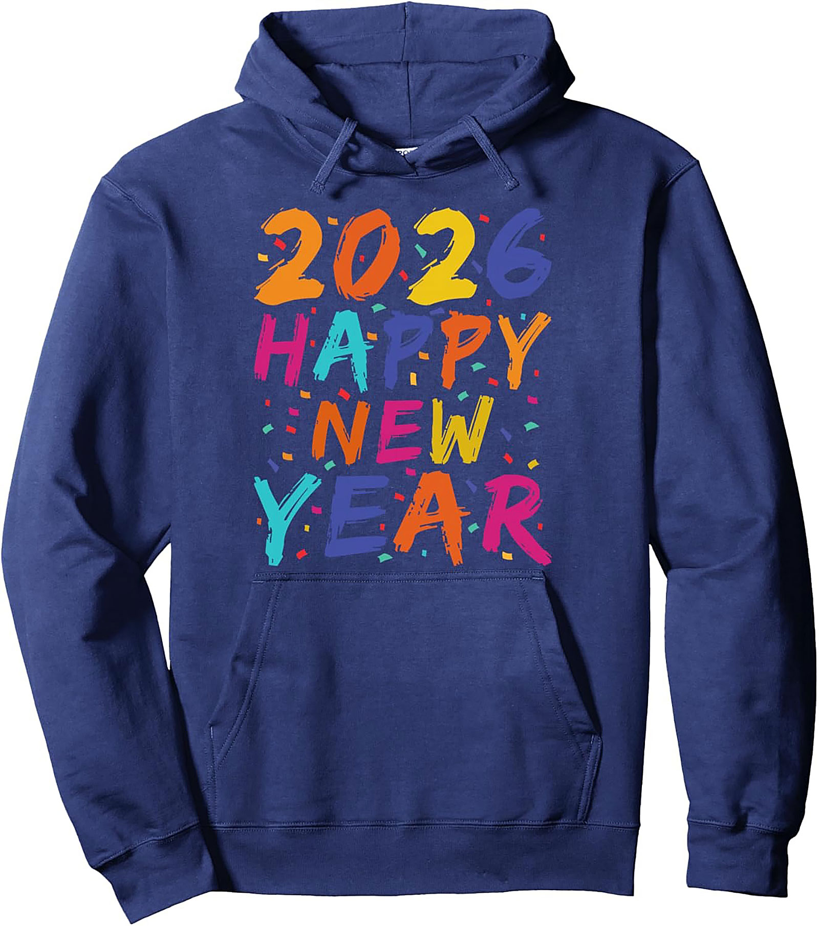 2026 Happy New Year Pullover Hoodie Celebration Gift