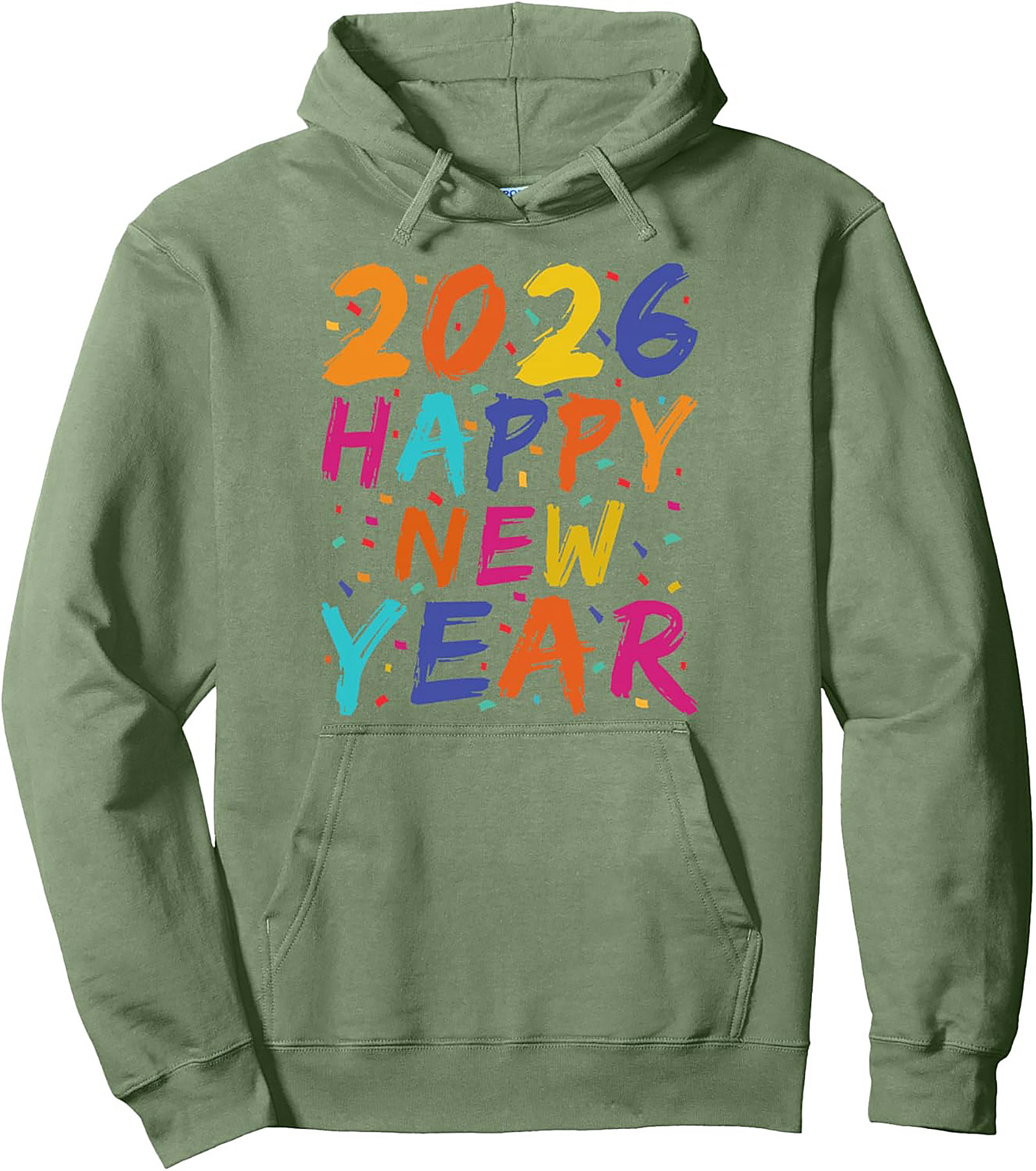 2026 Happy New Year Pullover Hoodie Celebration Gift