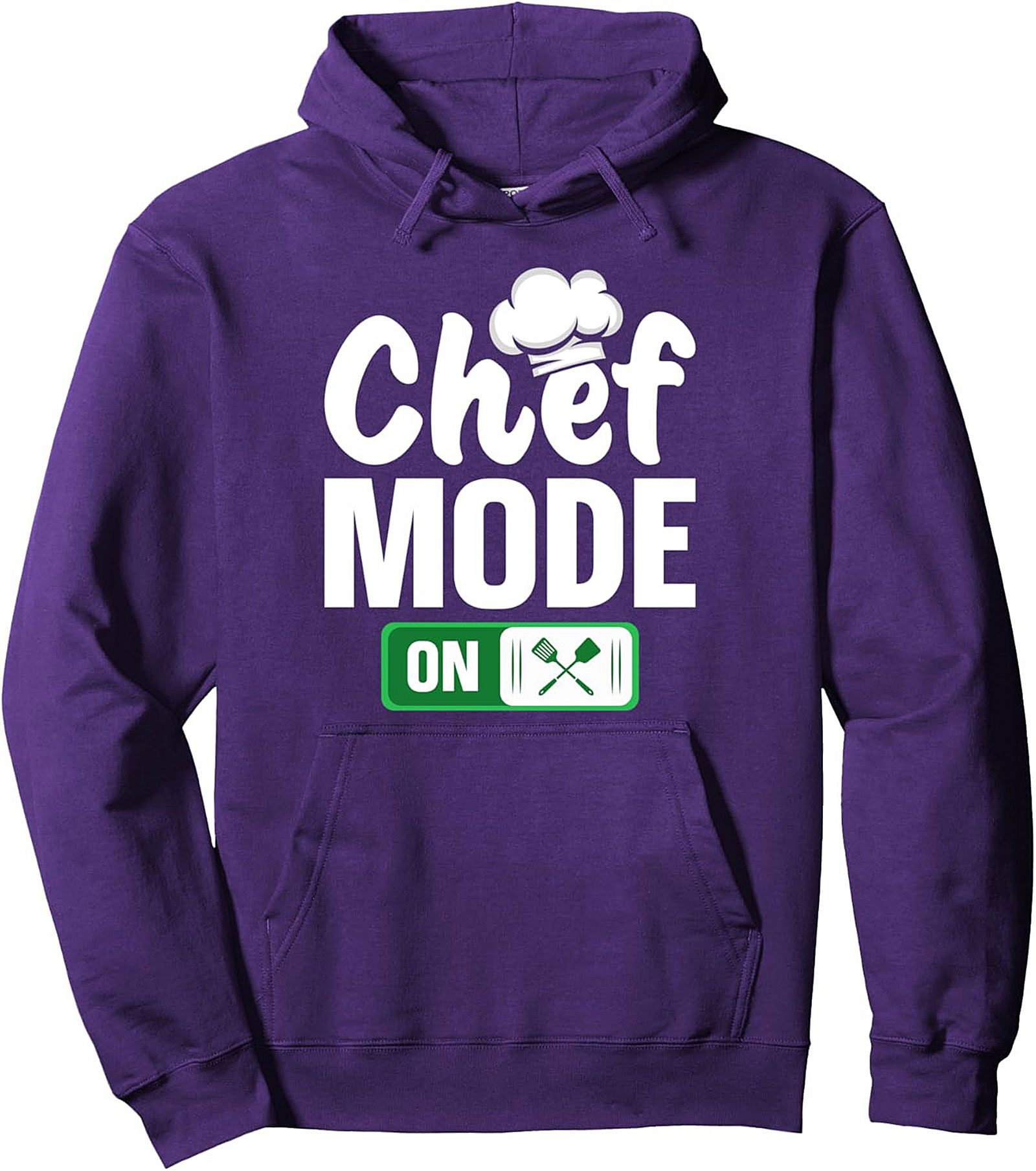 Chef Mode ON Pullover Hoodie Funny Grill Master Gift