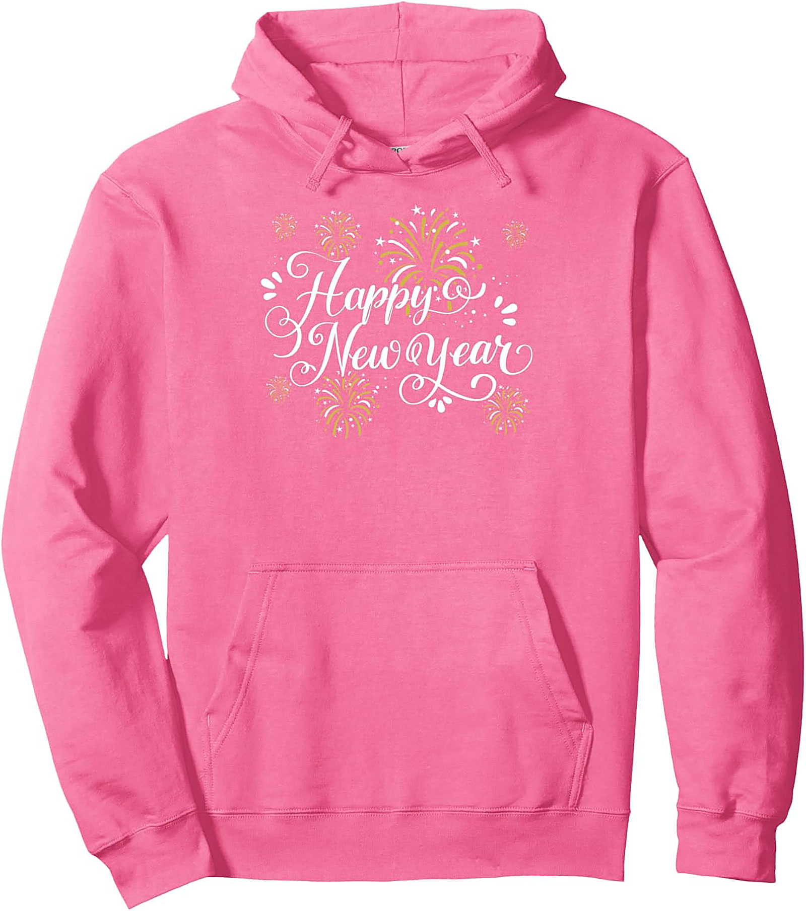 Happy New Year Pullover Hoodie Festive Graphic