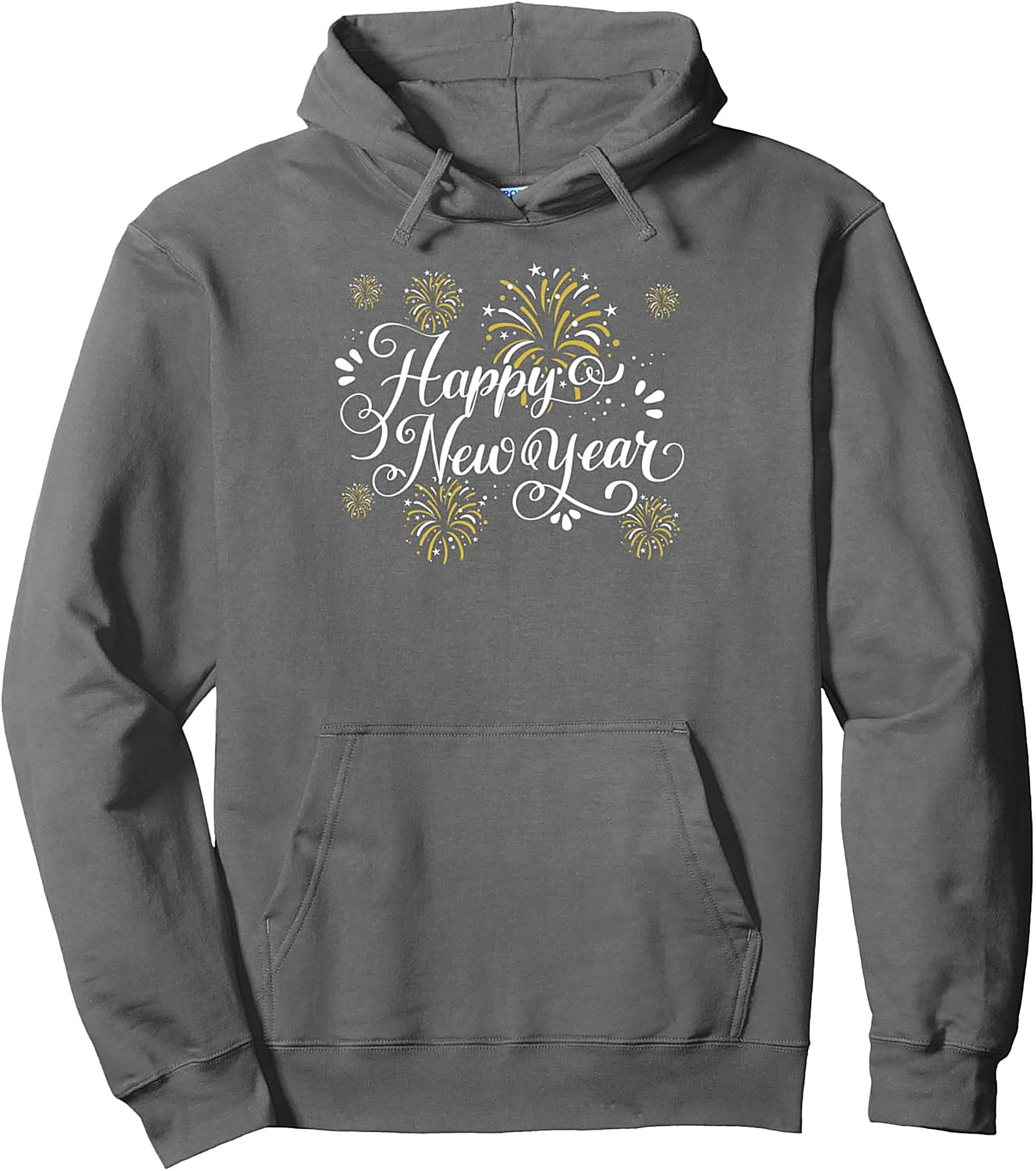 Happy New Year Pullover Hoodie Festive Graphic