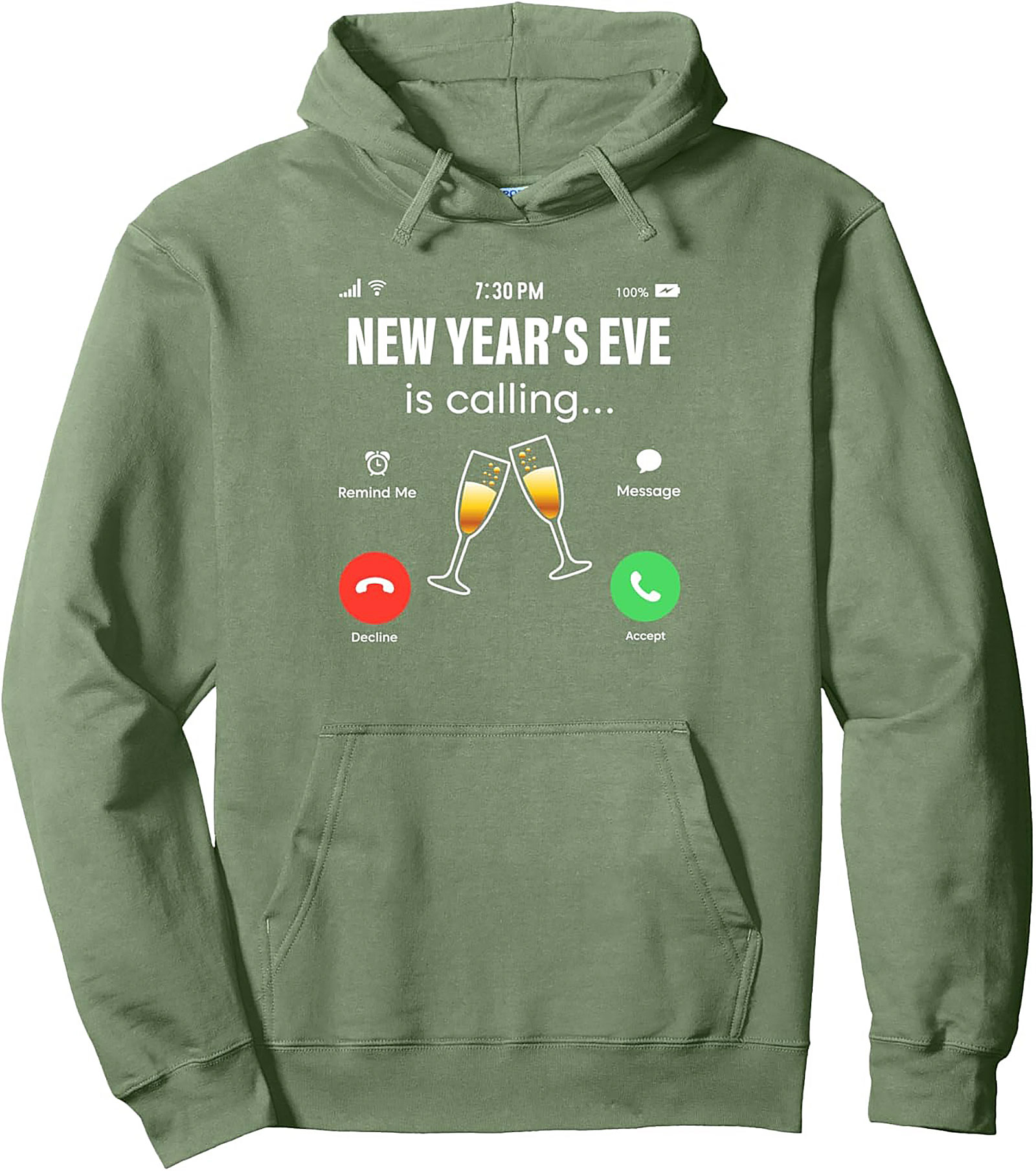 New Year's Eve Is Calling Pullover Hoodie Get Ready