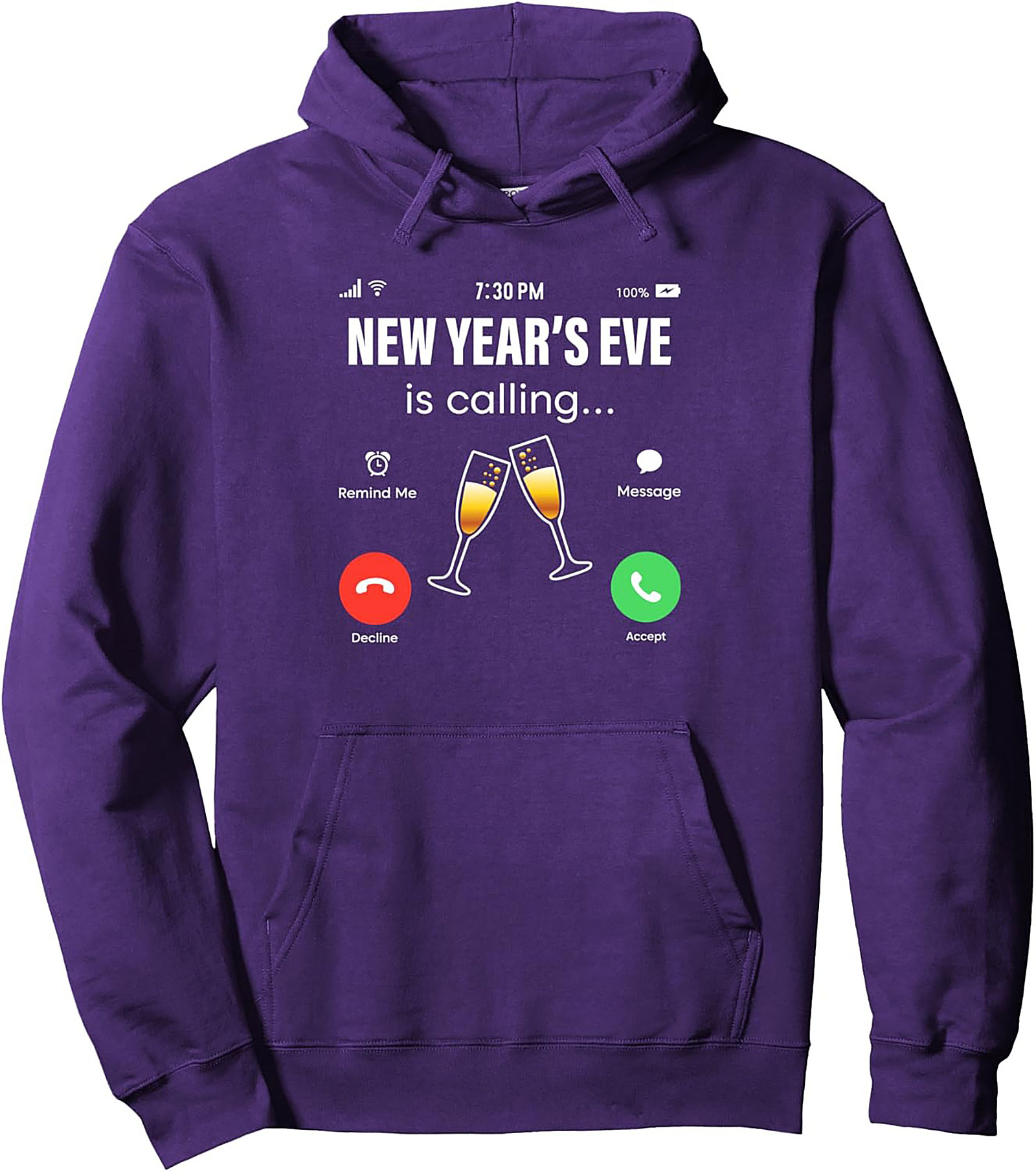 New Year's Eve Is Calling Pullover Hoodie Get Ready