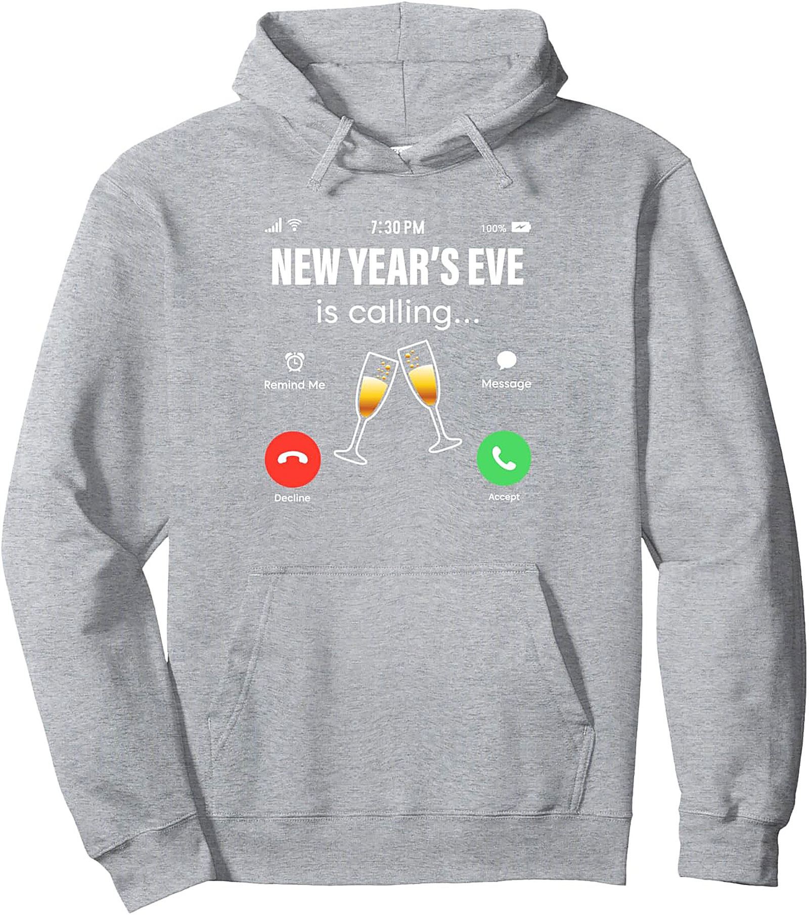 New Year's Eve Is Calling Pullover Hoodie Get Ready