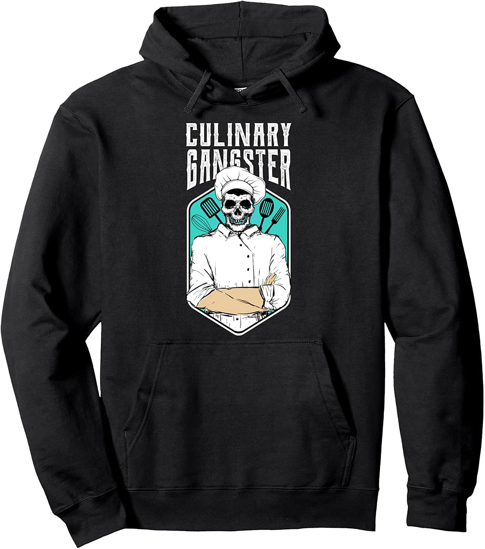 Culinary Gangster Graphic Hoodie Chef Pullover Gift