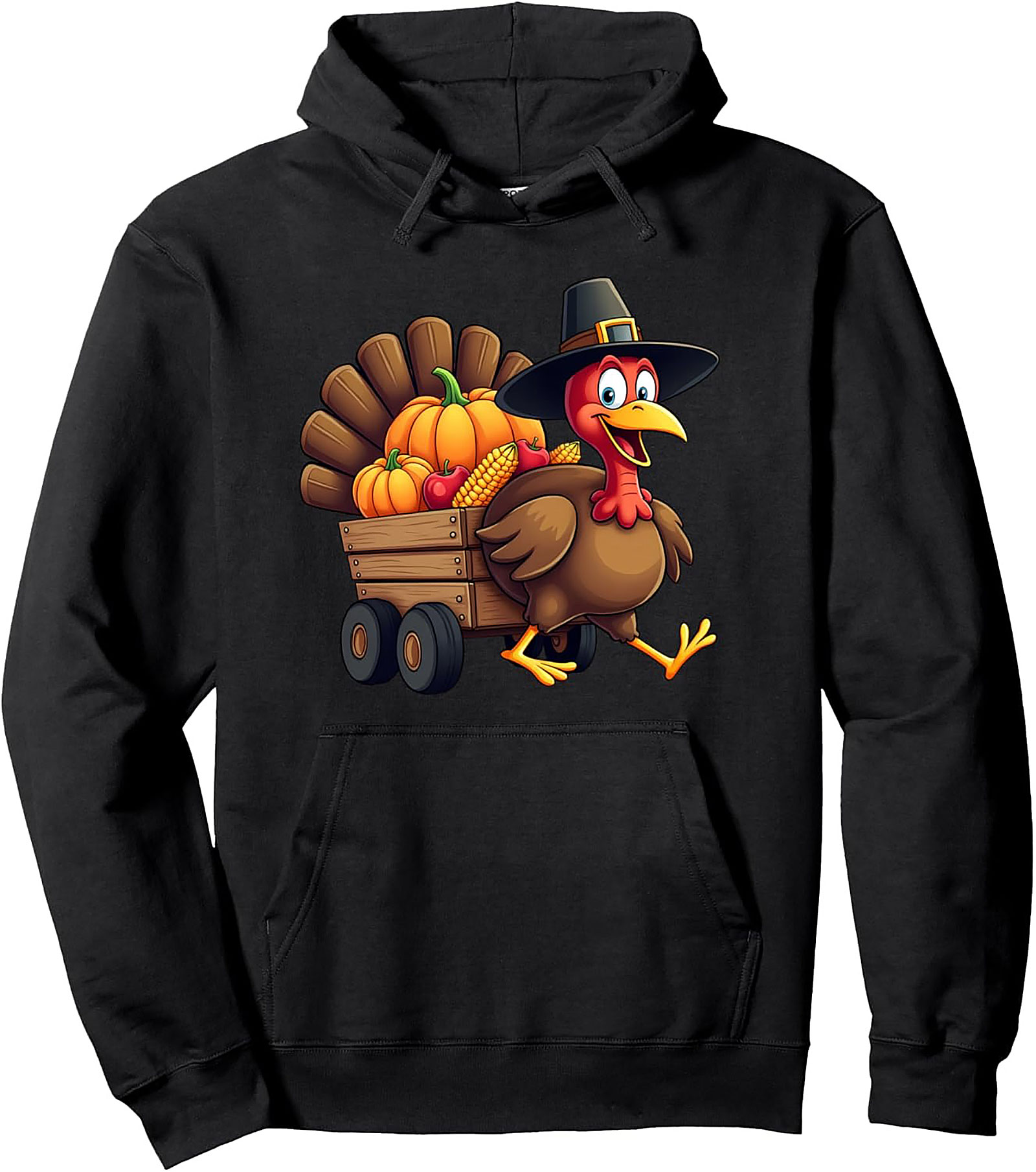 Cozy Thanksgiving Turkey Pullover Hoodie | Festive Gift