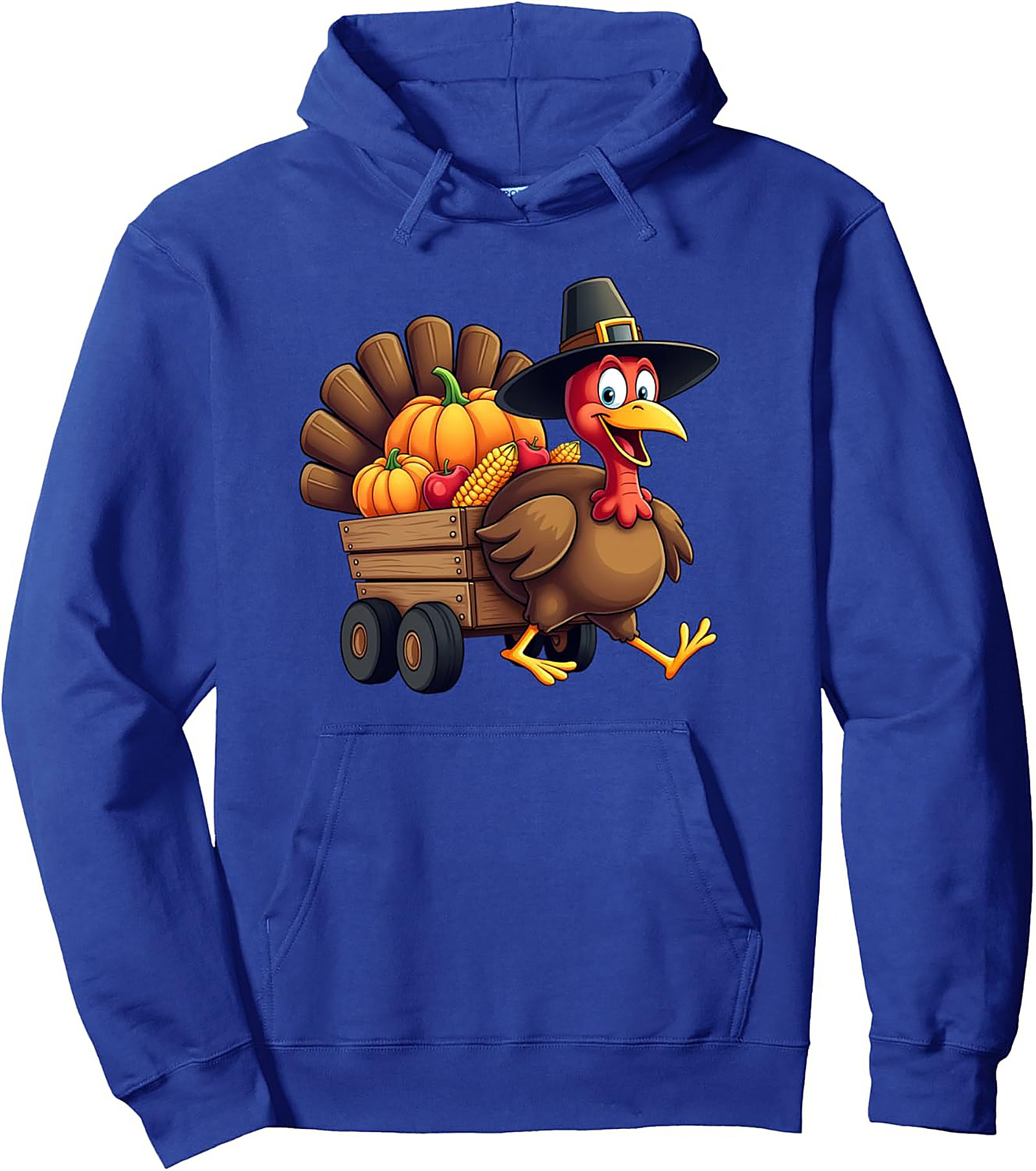 Cozy Thanksgiving Turkey Pullover Hoodie | Festive Gift
