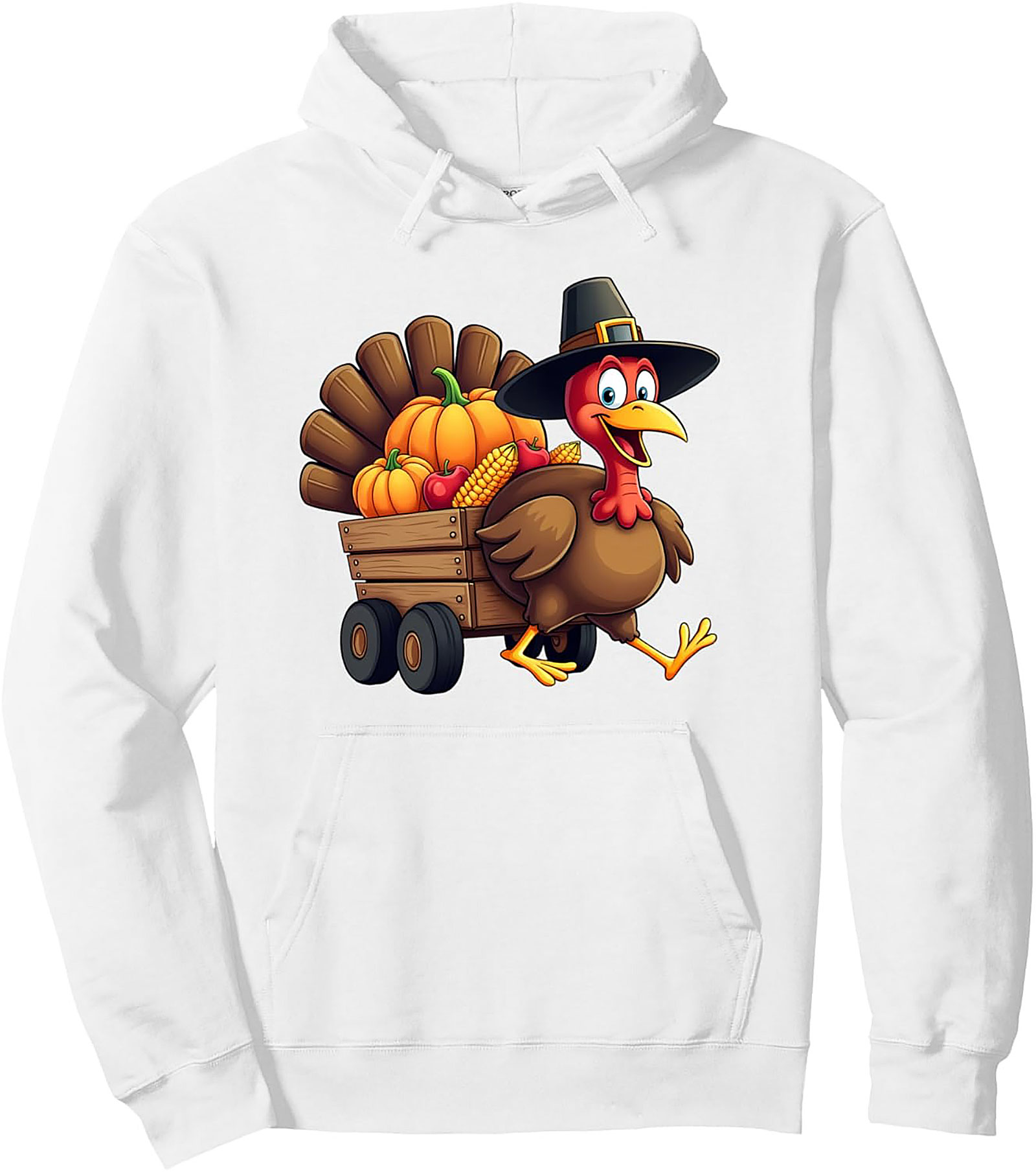 Cozy Thanksgiving Turkey Pullover Hoodie | Festive Gift
