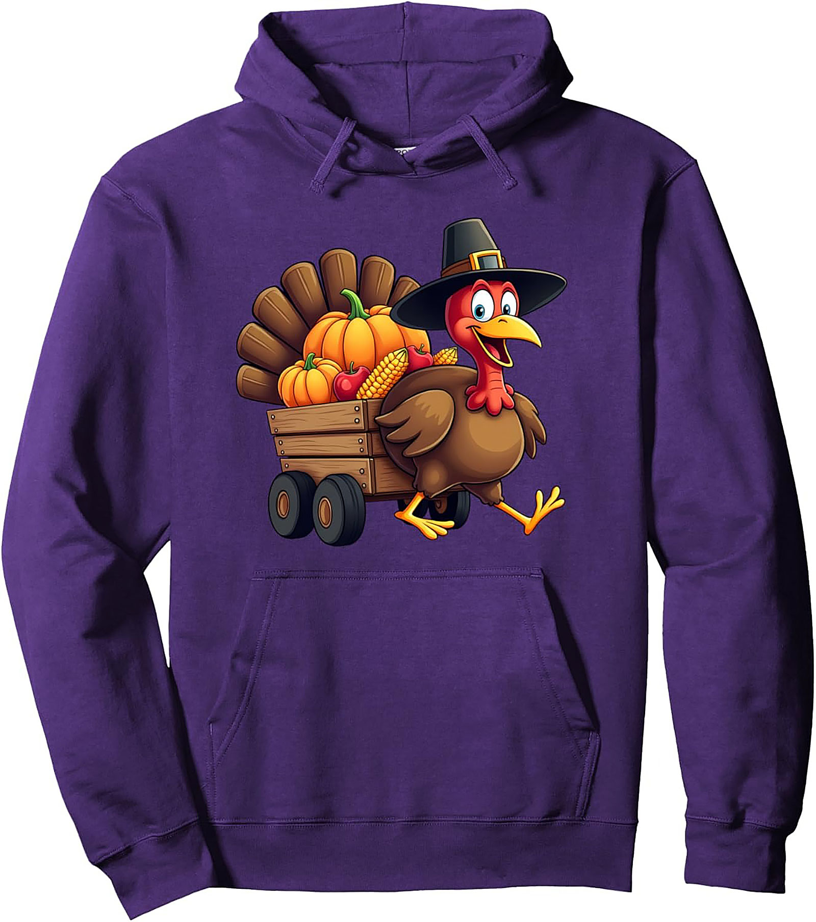 Cozy Thanksgiving Turkey Pullover Hoodie | Festive Gift