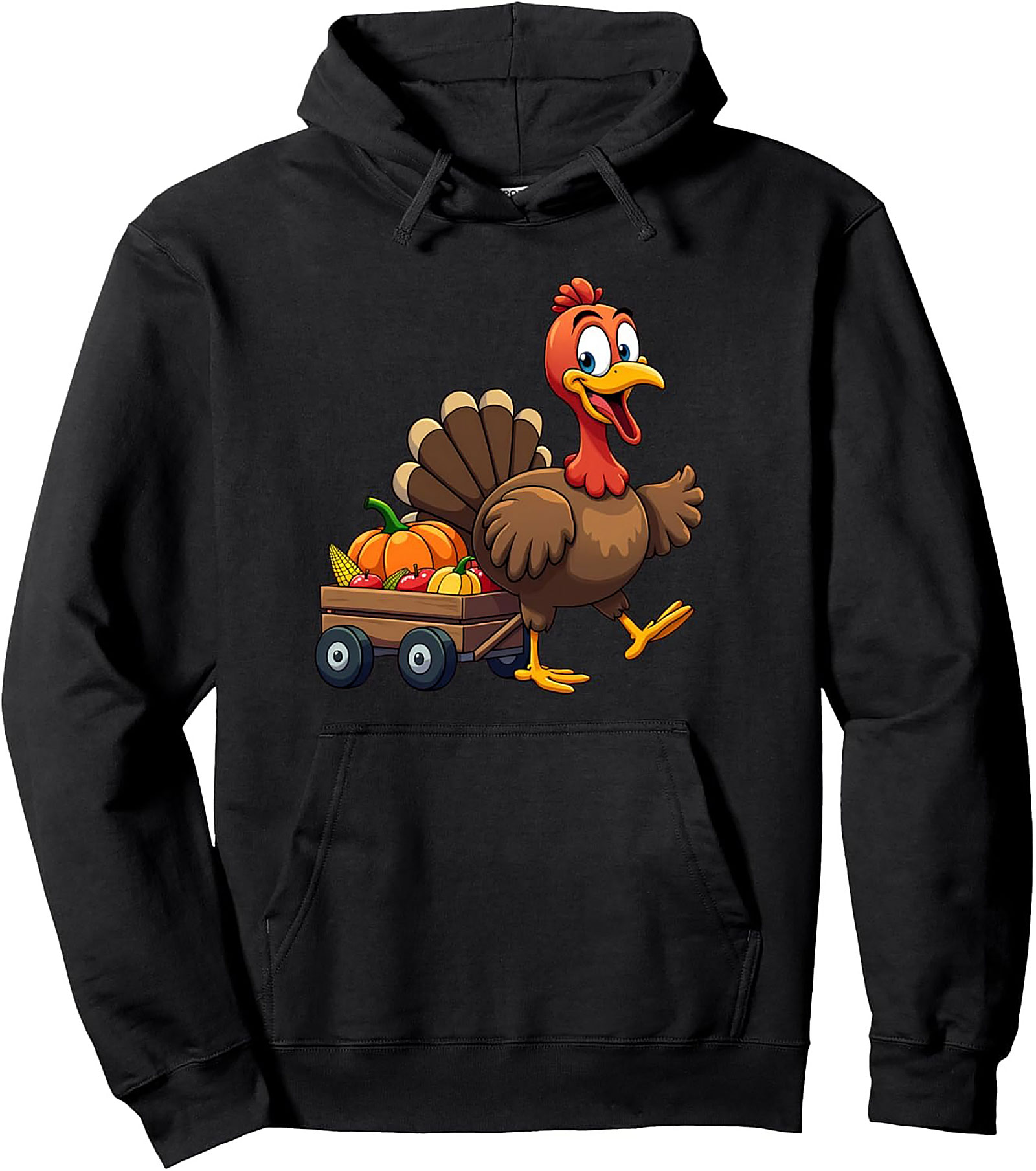 Cozy Thanksgiving Turkey Graphic Hoodie | Fall Pullover