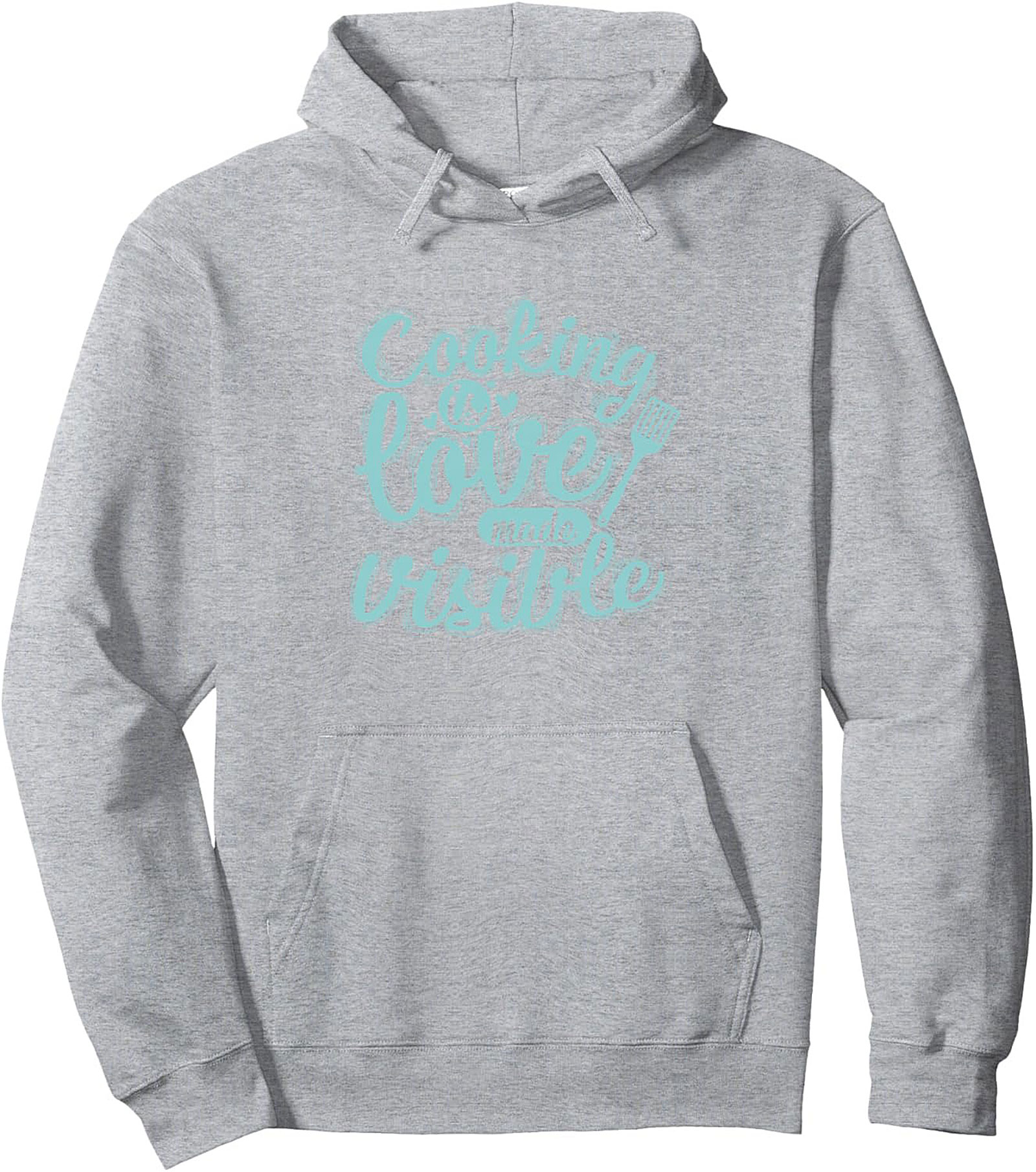 Cooking Is Love Graphic Hoodie Cozy Foodie Pullover Gift