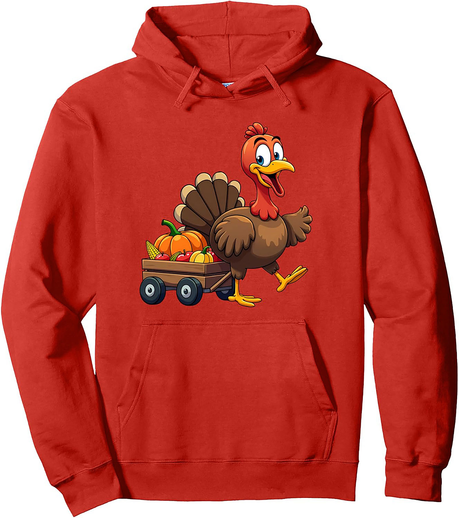 Cozy Thanksgiving Turkey Graphic Hoodie | Fall Pullover