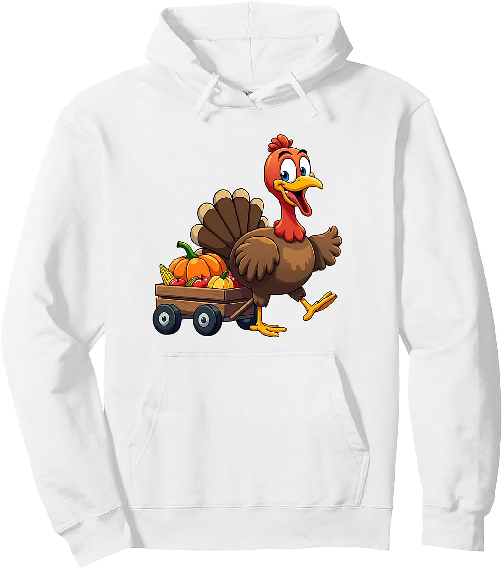 Cozy Thanksgiving Turkey Graphic Hoodie | Fall Pullover
