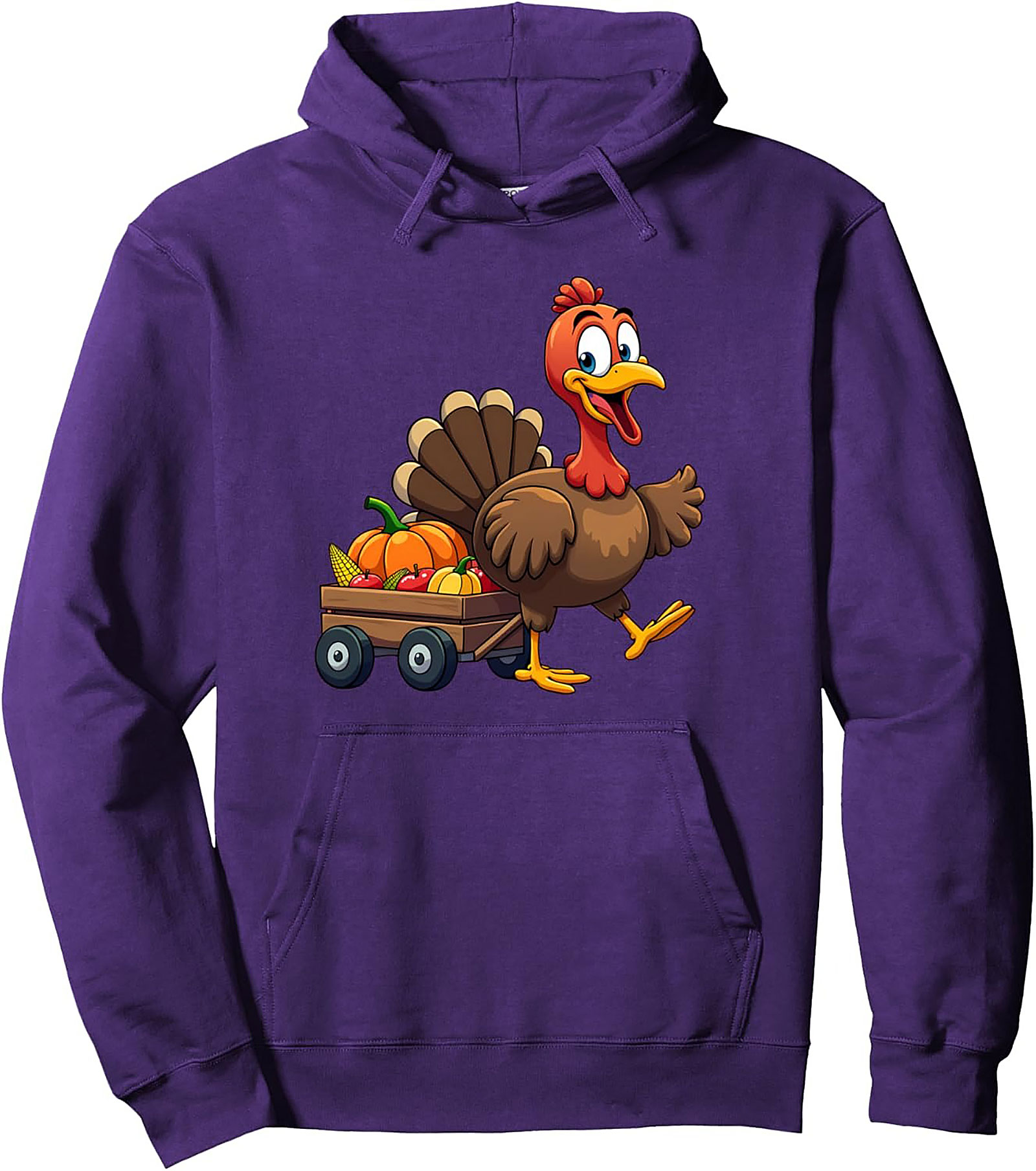 Cozy Thanksgiving Turkey Graphic Hoodie | Fall Pullover