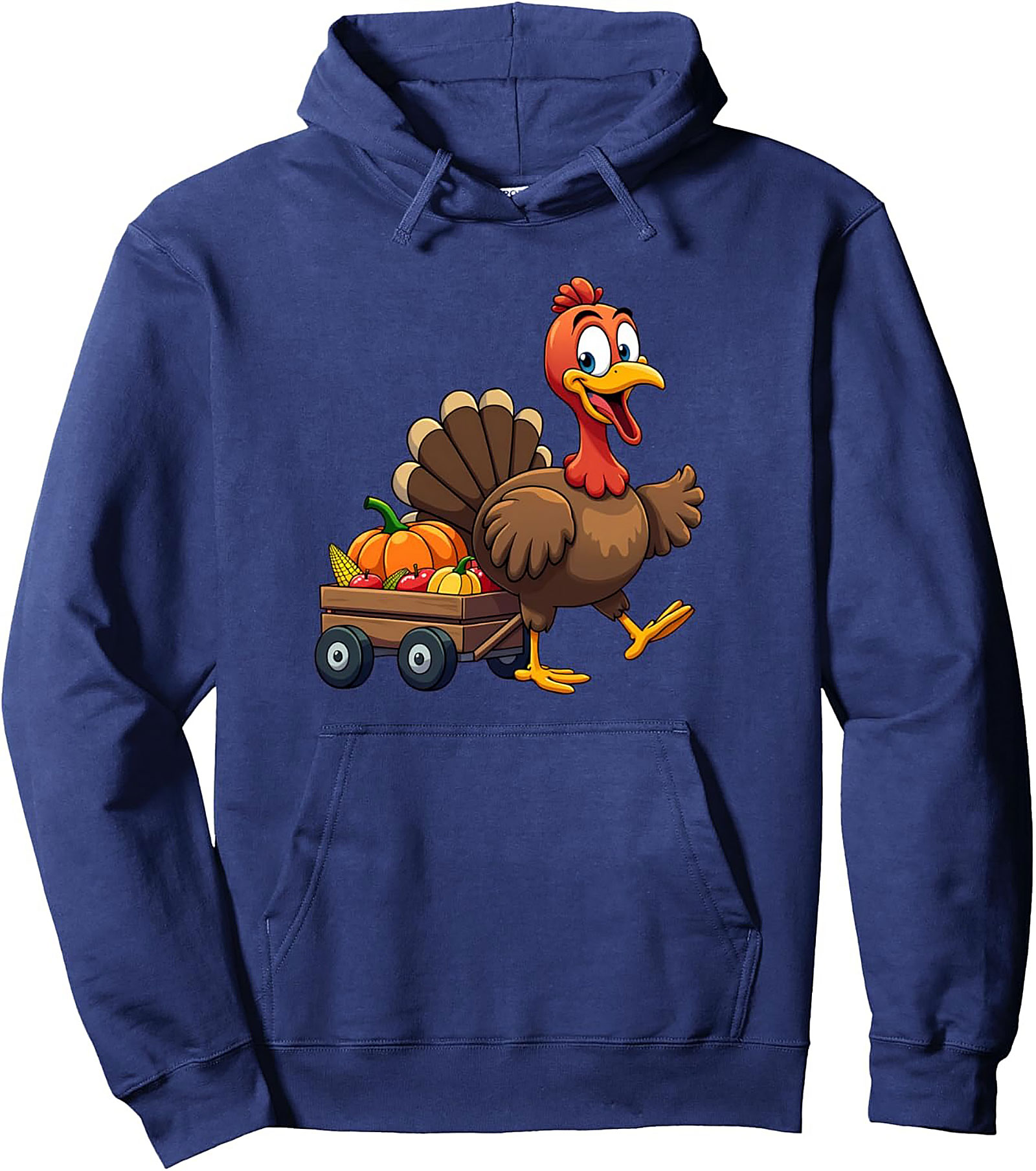 Cozy Thanksgiving Turkey Graphic Hoodie | Fall Pullover