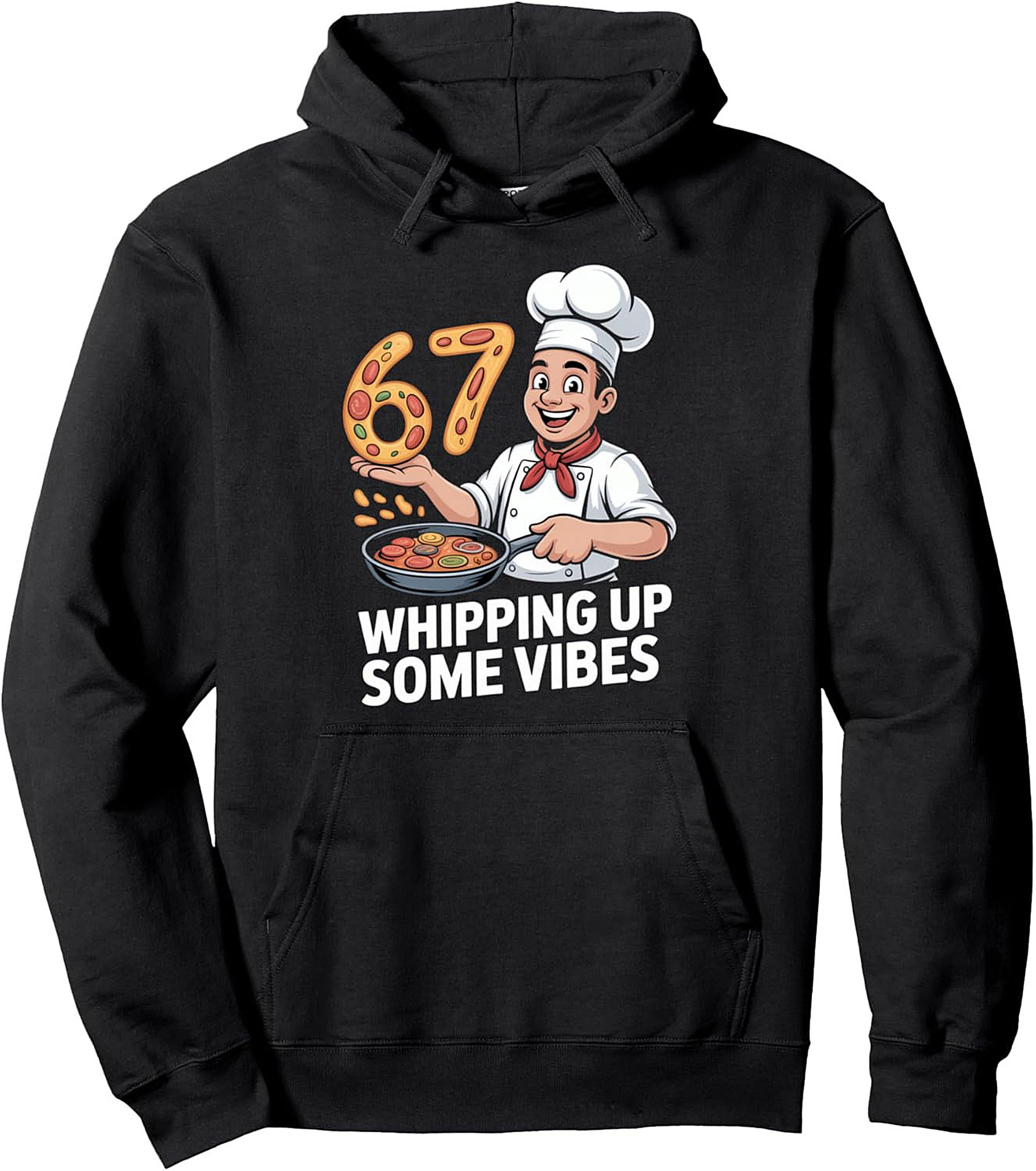 67th Birthday Chef Graphic Pullover Hoodie Gift Idea