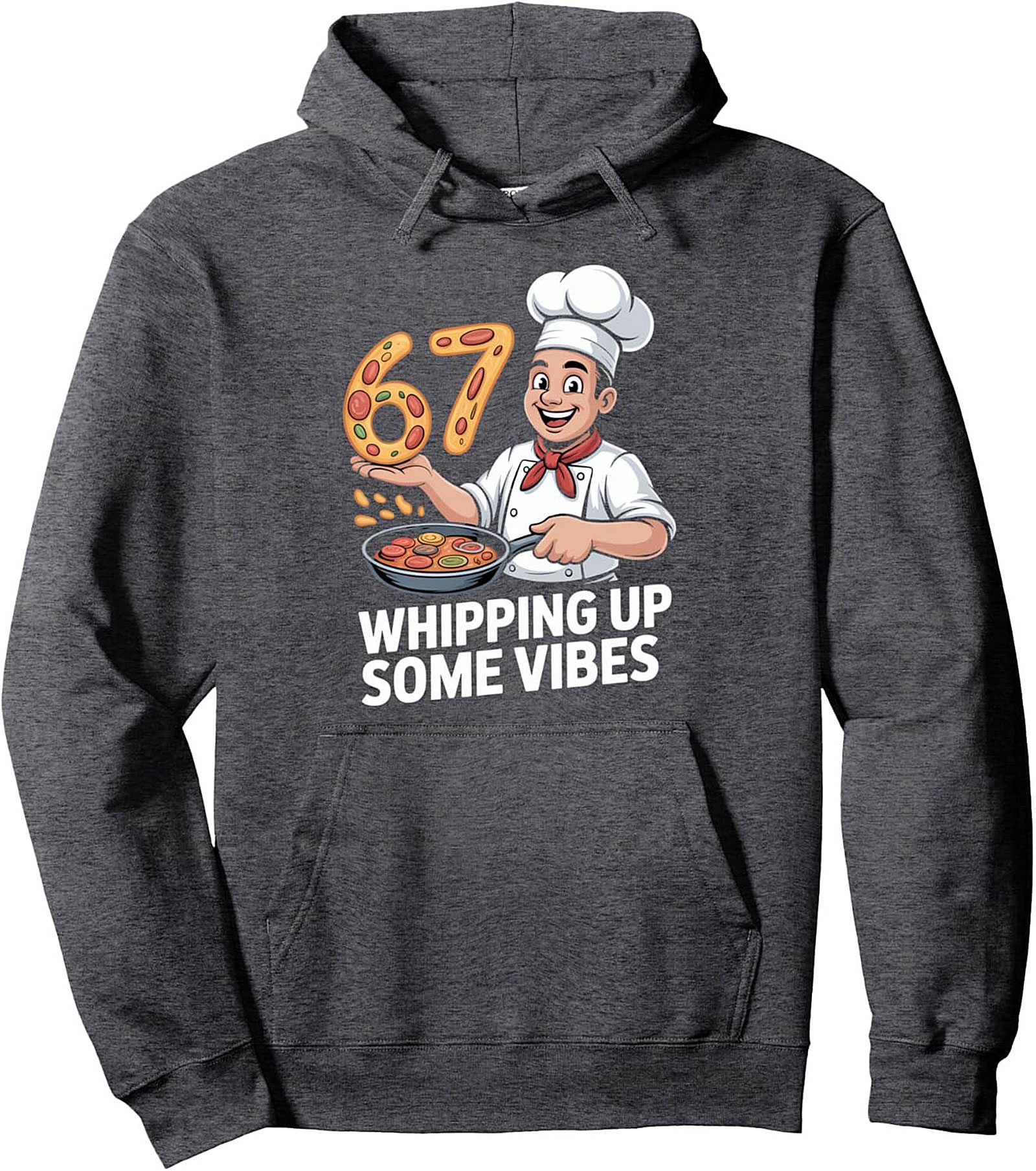 67th Birthday Chef Graphic Pullover Hoodie Gift Idea