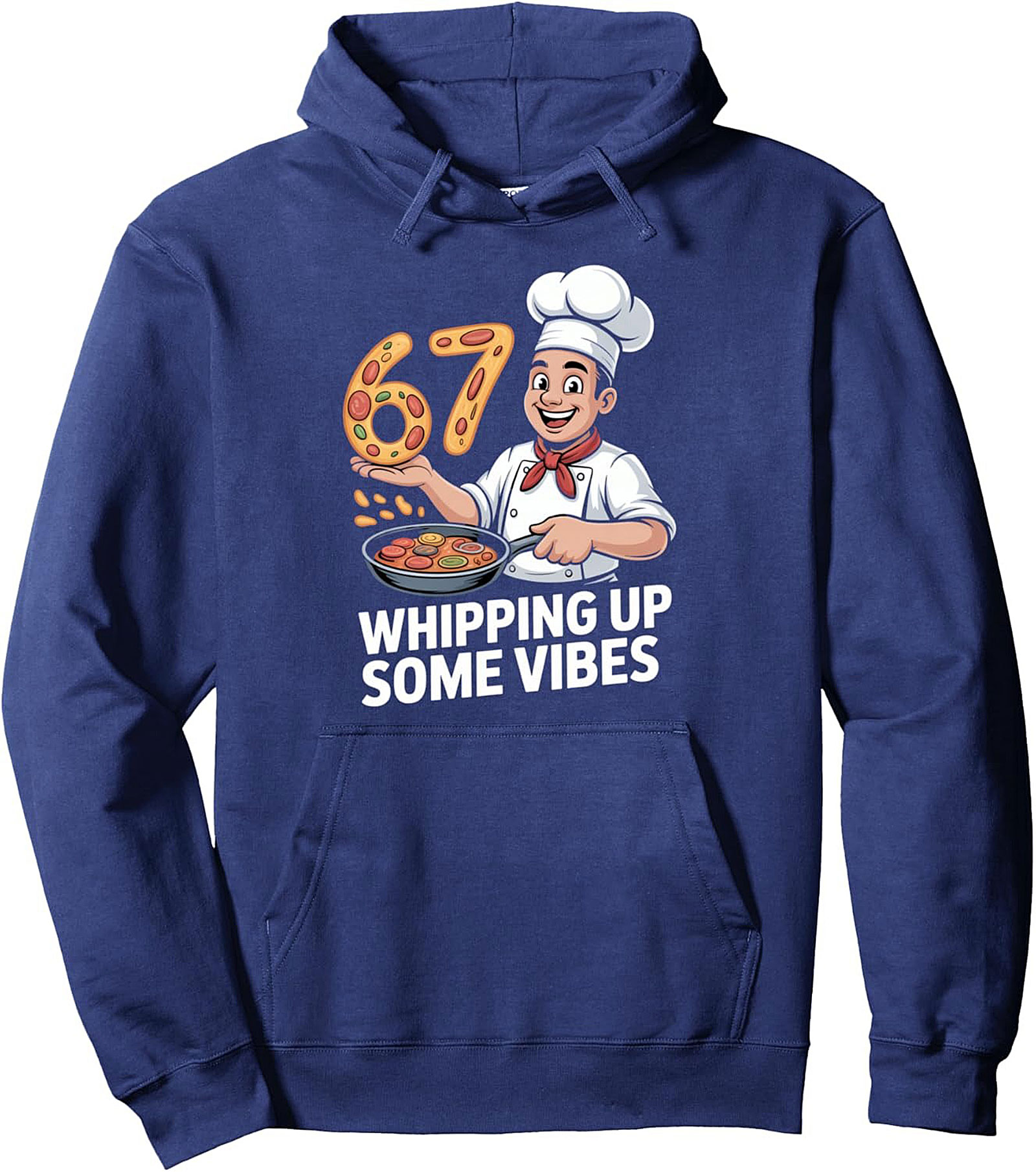 67th Birthday Chef Graphic Pullover Hoodie Gift Idea
