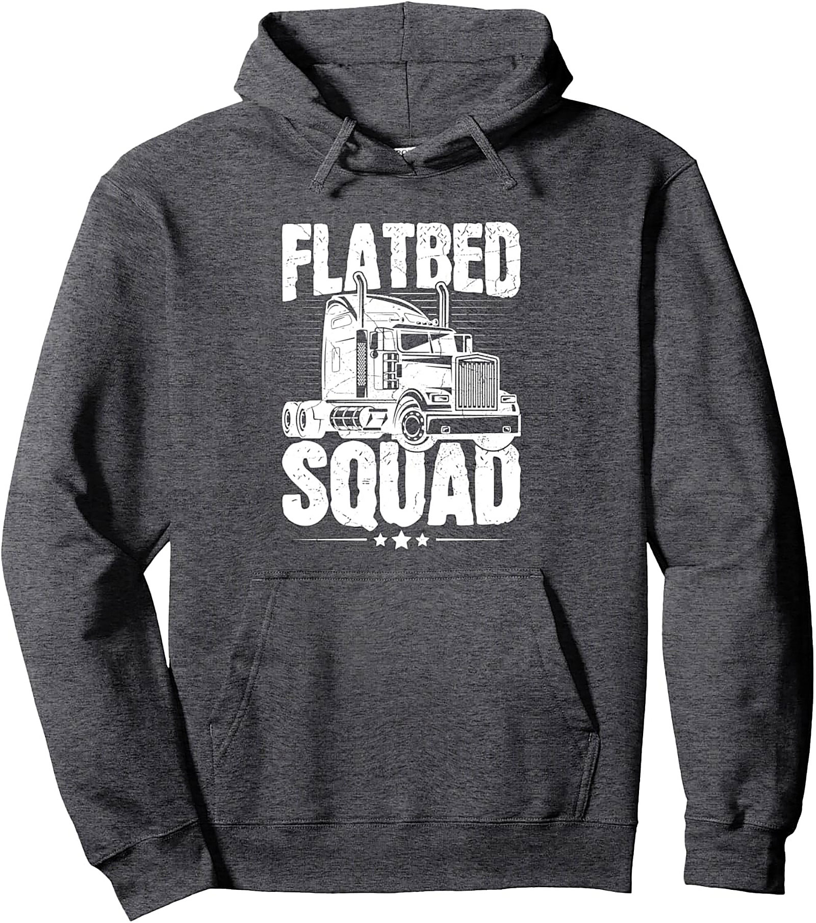 Flatbed Squad Trucker Graphic Hoodie | Heavy Haul Pullover