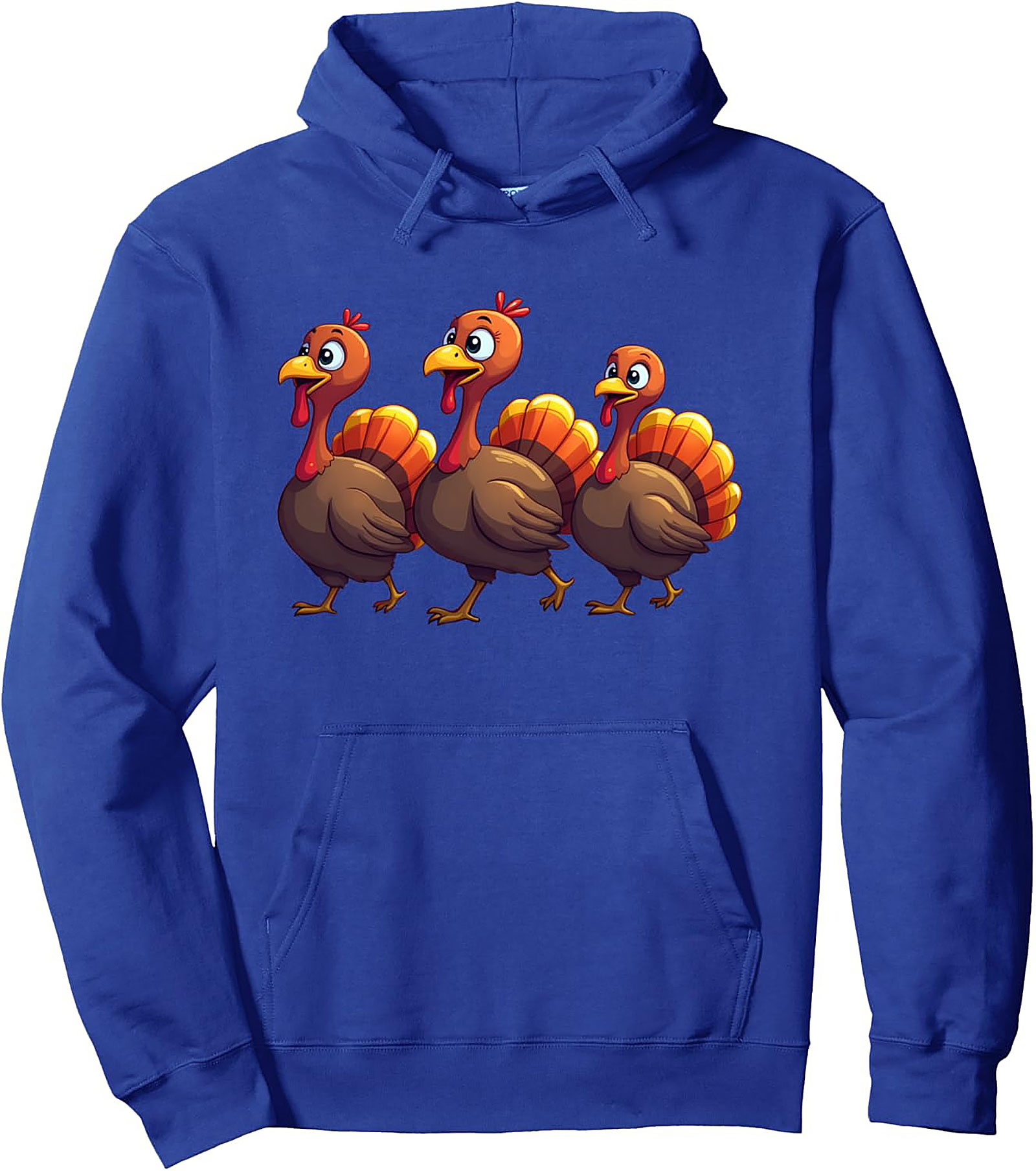 Funny Thanksgiving Turkeys Pullover Hoodie | Cozy Gift