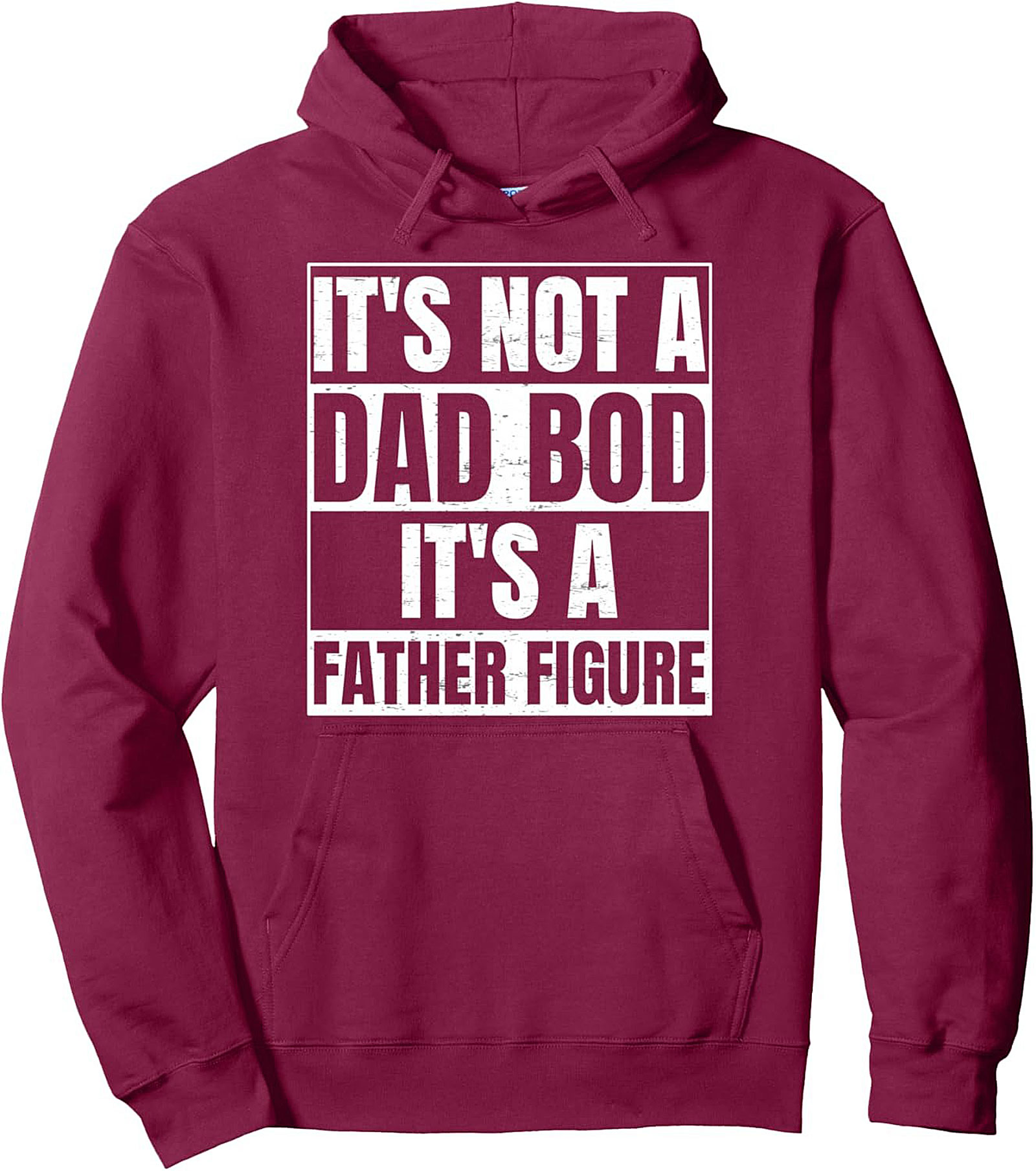 Funny Father Figure Pullover Hoodie Dad Bod Gift