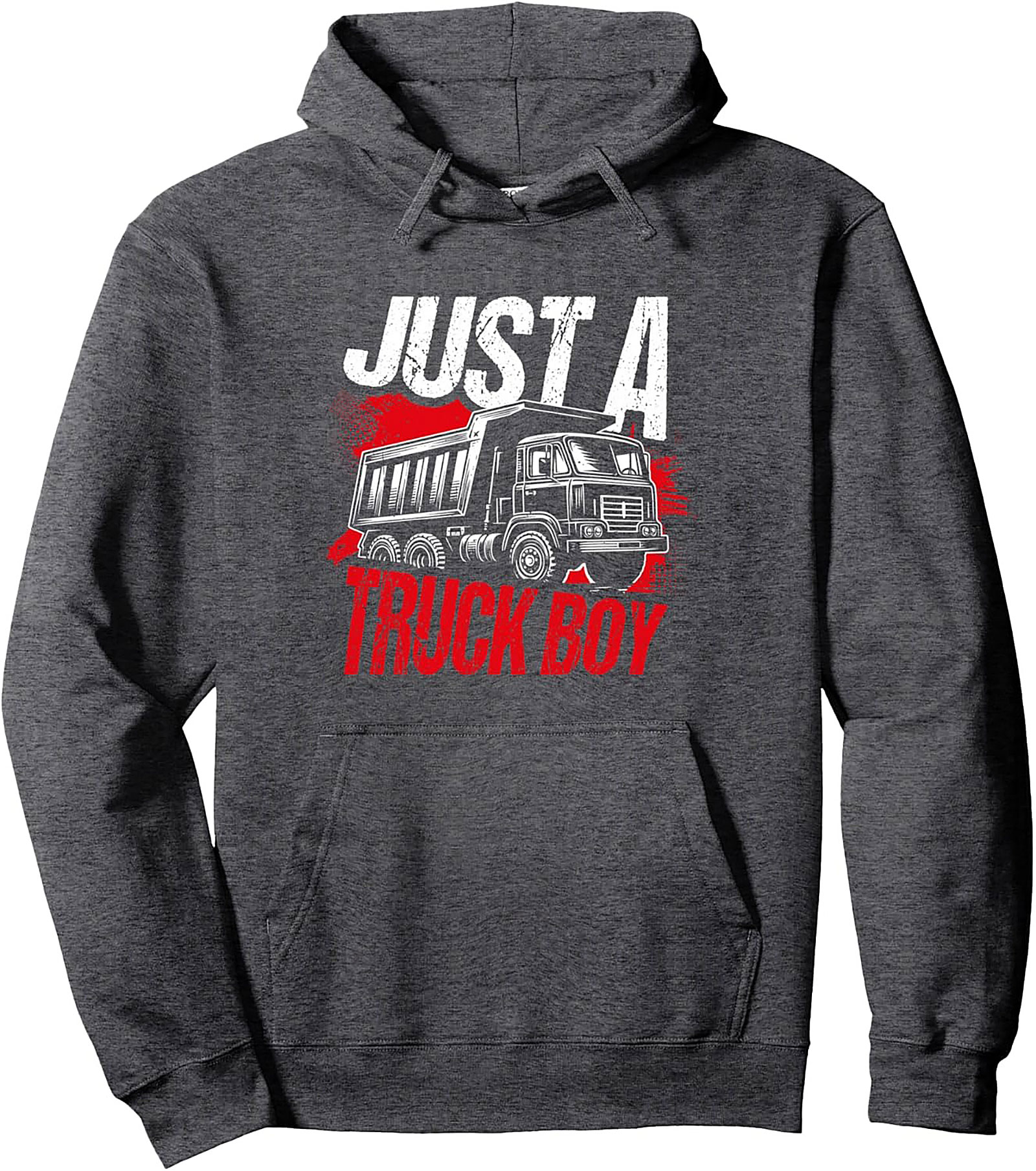Truck Boy Graphic Hoodie – Dump Truck Enthusiast Pullover