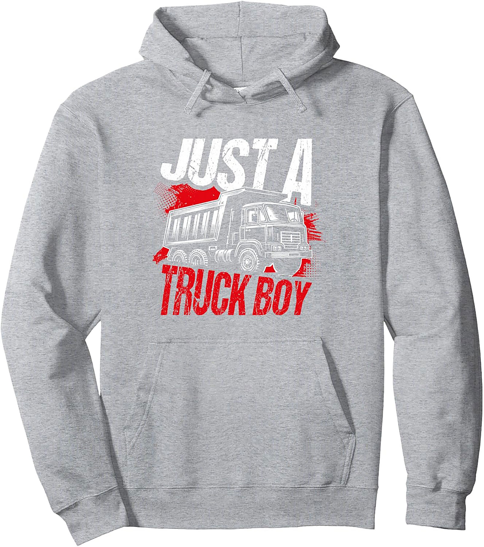 Truck Boy Graphic Hoodie – Dump Truck Enthusiast Pullover