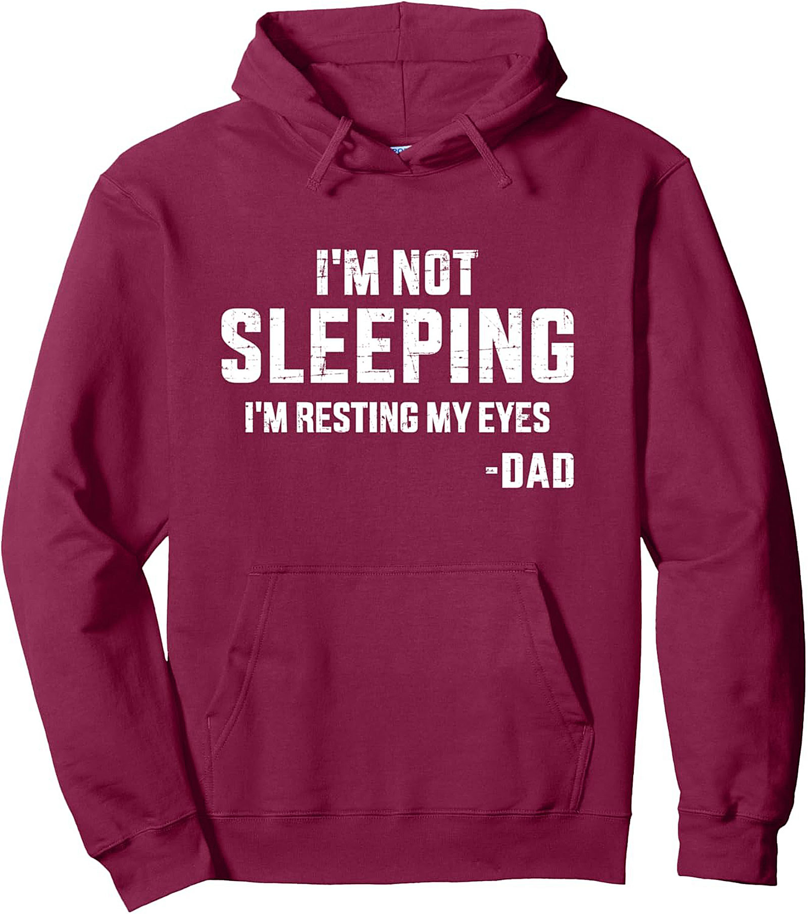 Dad Humor Pullover Hoodie I'm Resting My Eyes Gift