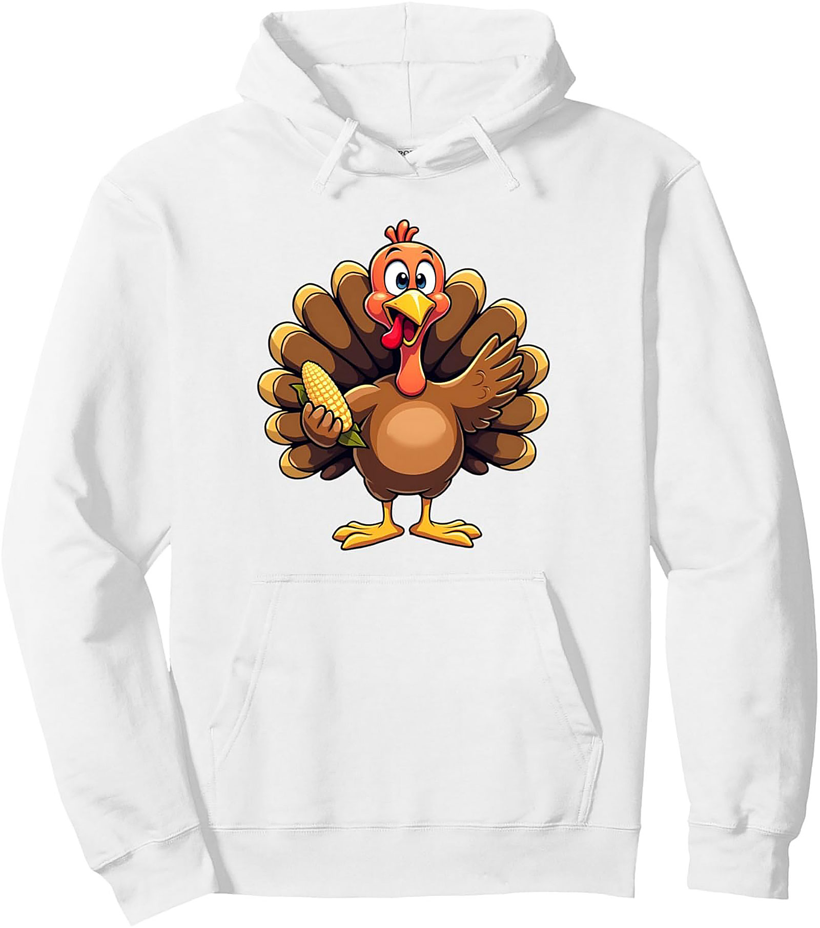 Funny Turkey Pullover Hoodie | Cozy Thanksgiving Gift