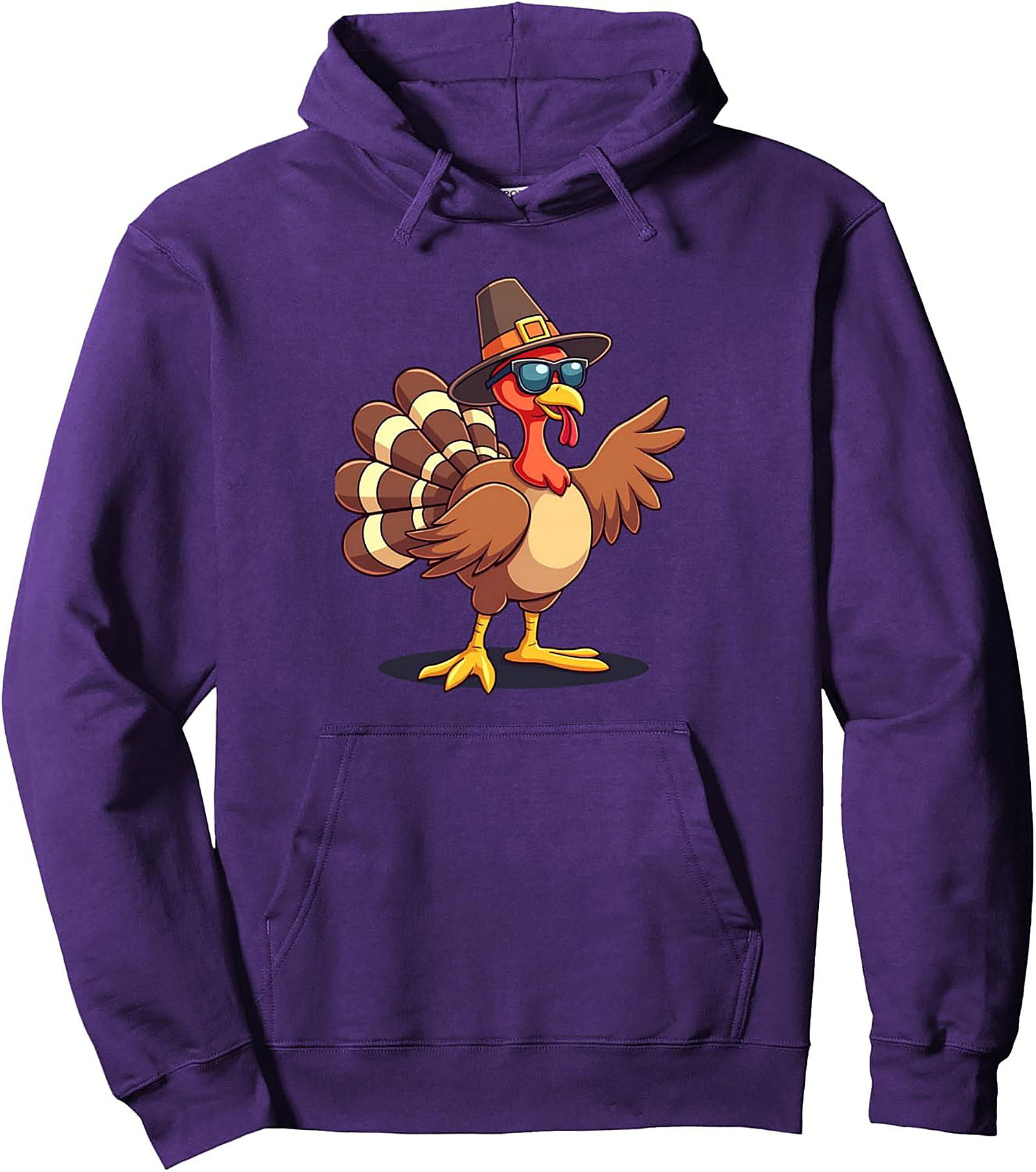 Cool Turkey Thanksgiving Graphic Hoodie | Cozy Pullover