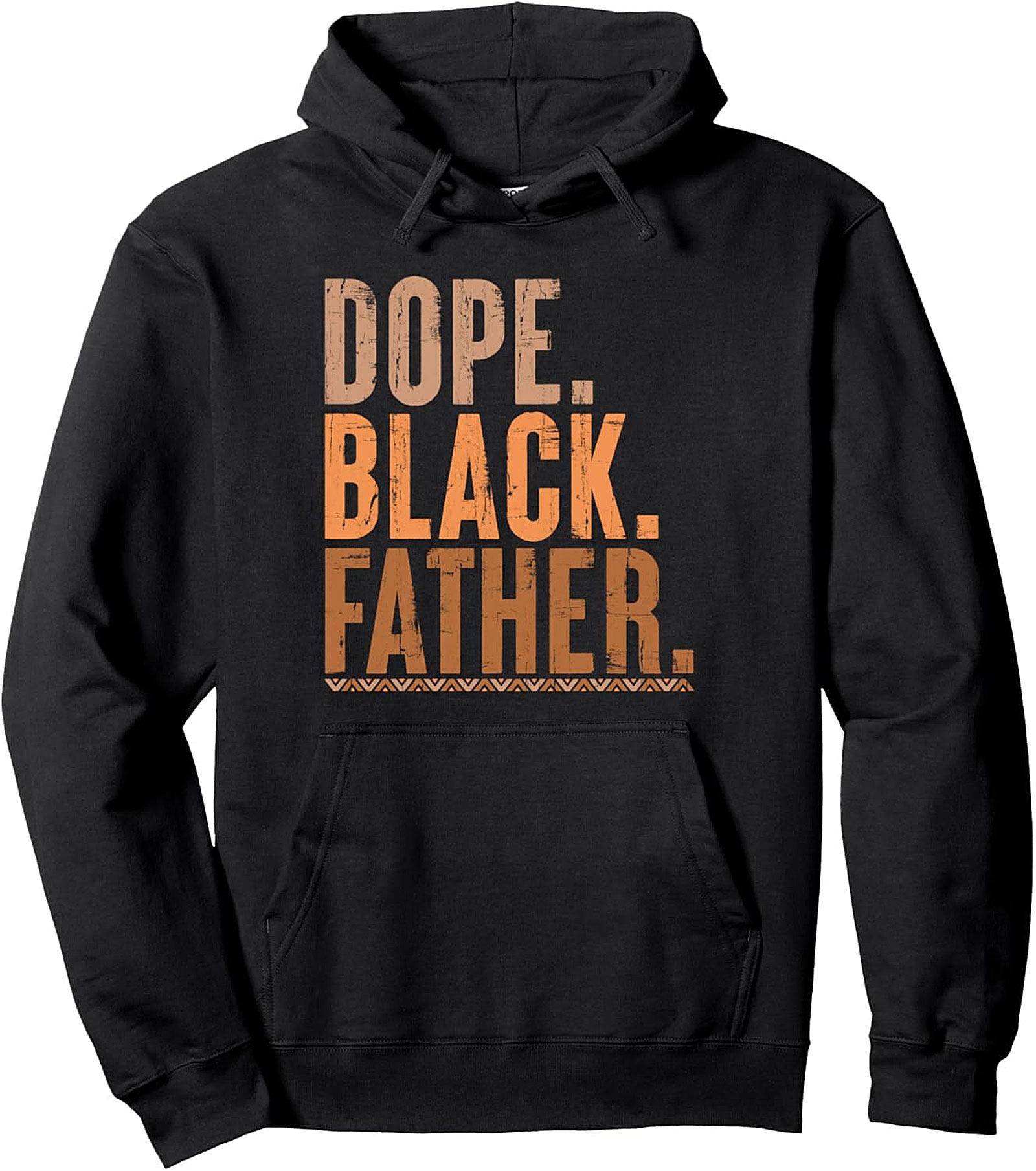 Dope Black Father Pullover Hoodie Streetwear Gift Idea