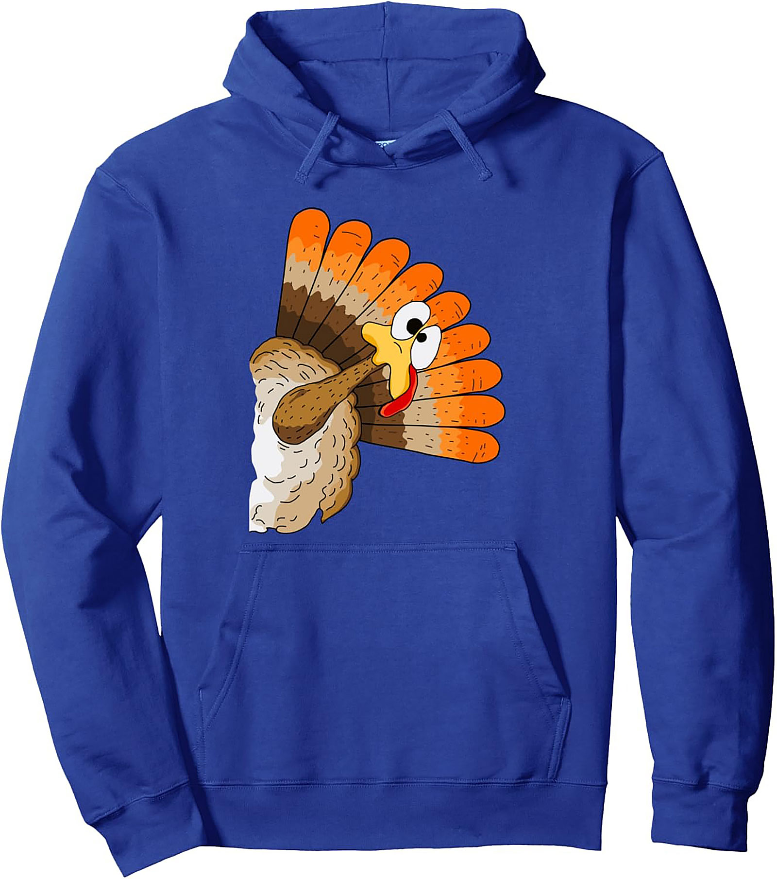 Funny Thanksgiving Turkey Pullover Hoodie | Cozy Fall Gift