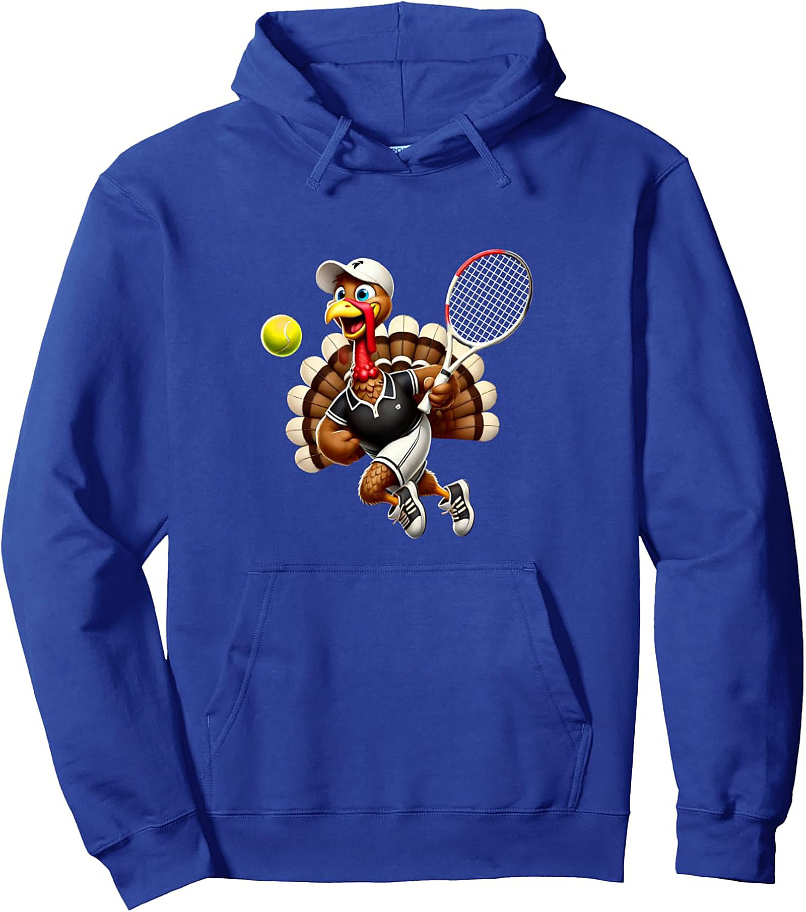 Tennis Turkey Graphic Hoodie | Funny Thanksgiving Pullover