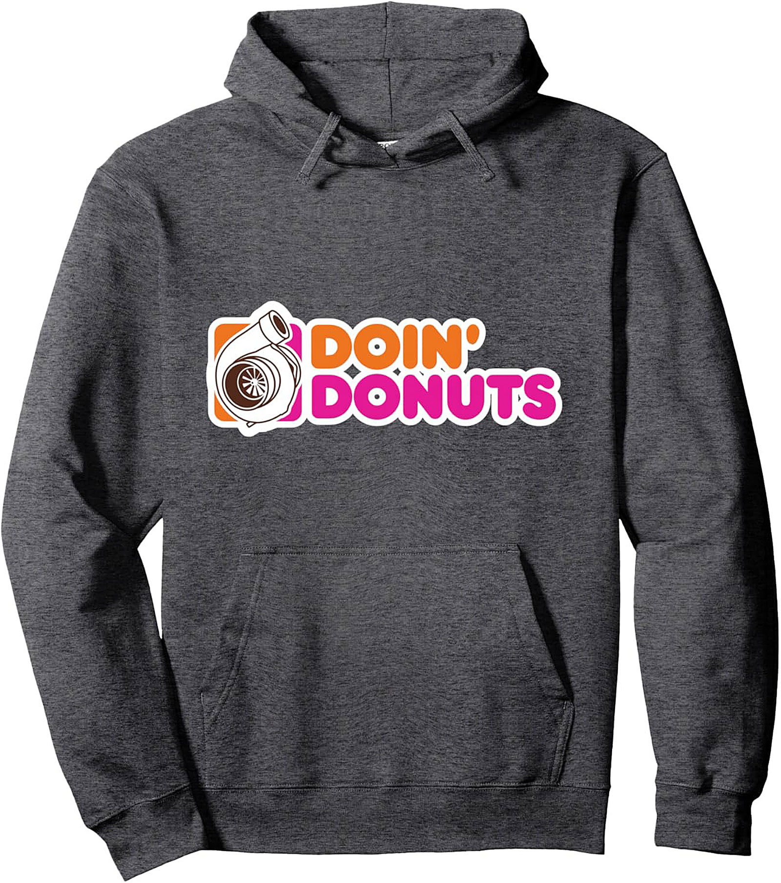 Turbo Doin' Donuts Graphic Hoodie Car Enthusiast Pullover