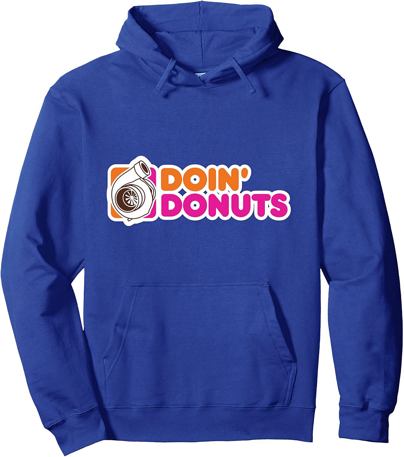 Turbo Doin' Donuts Graphic Hoodie Car Enthusiast Pullover