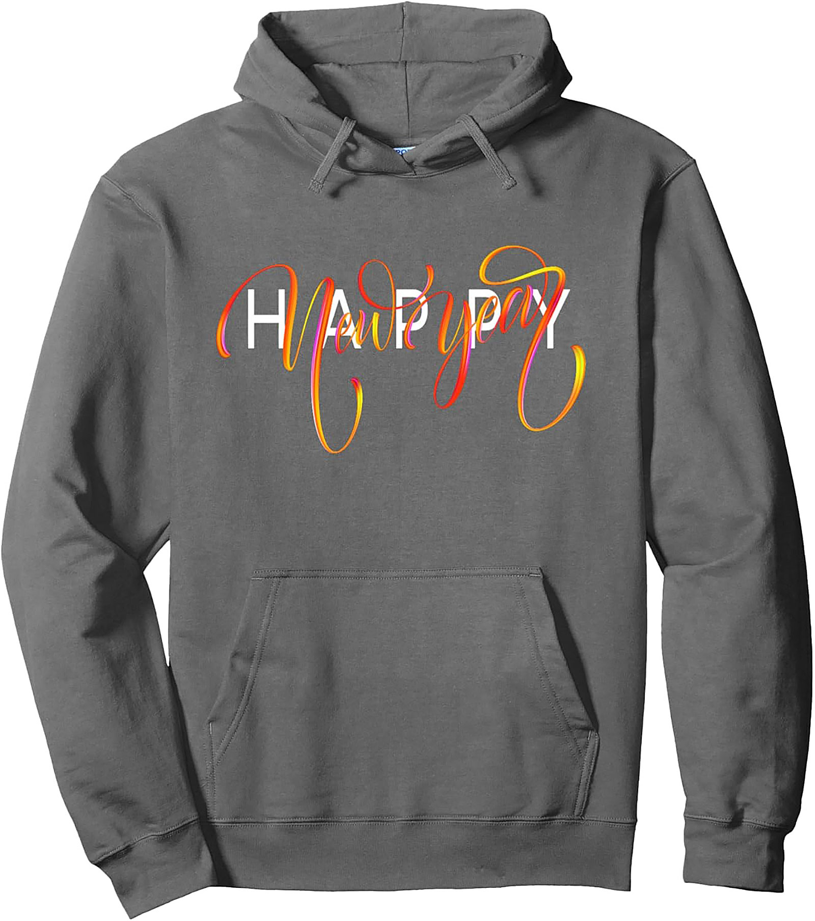 Happy New Year Pullover Hoodie Cozy Celebration Graphic