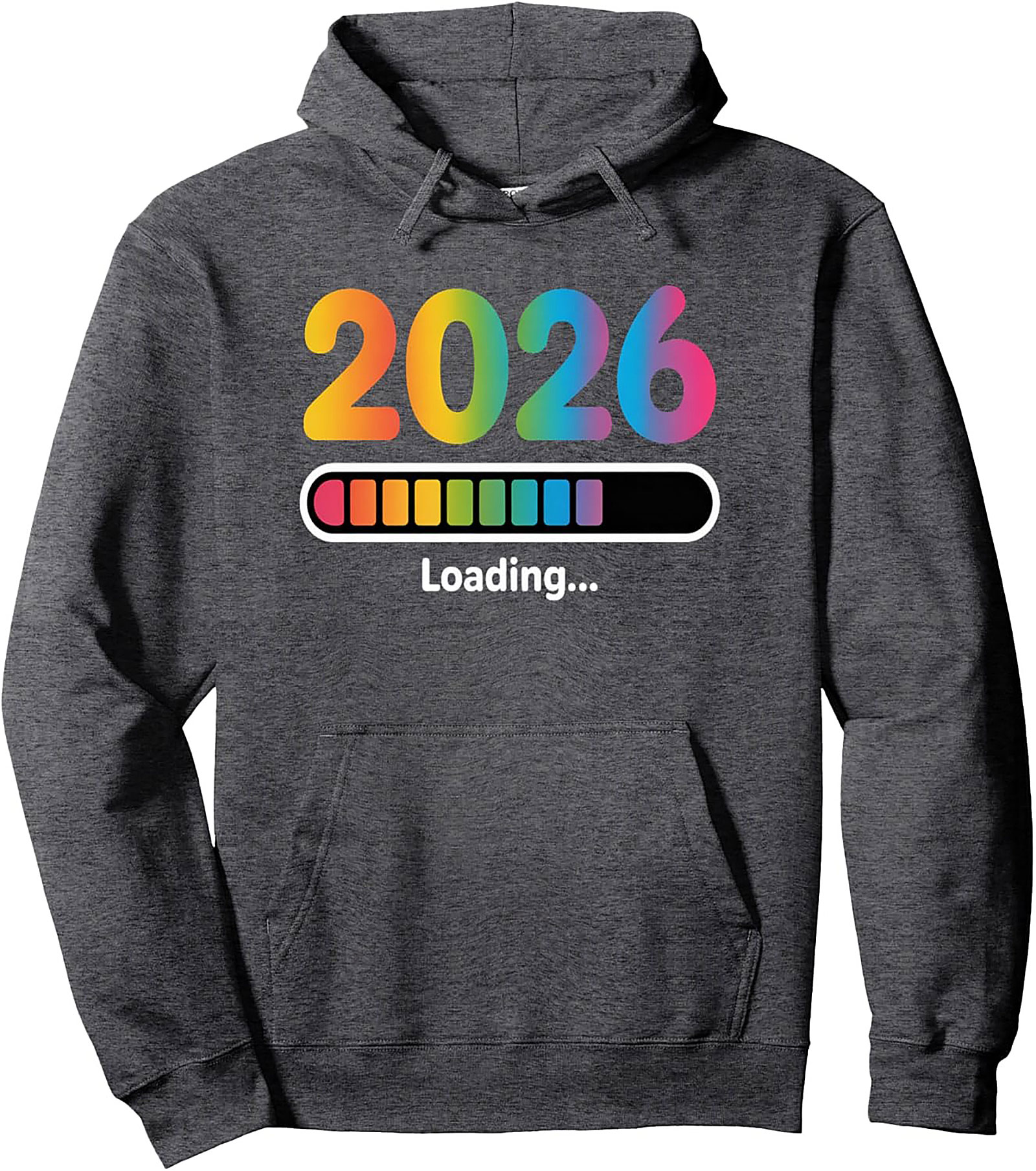 2026 Loading Rainbow Graphic Hoodie Future is Bright