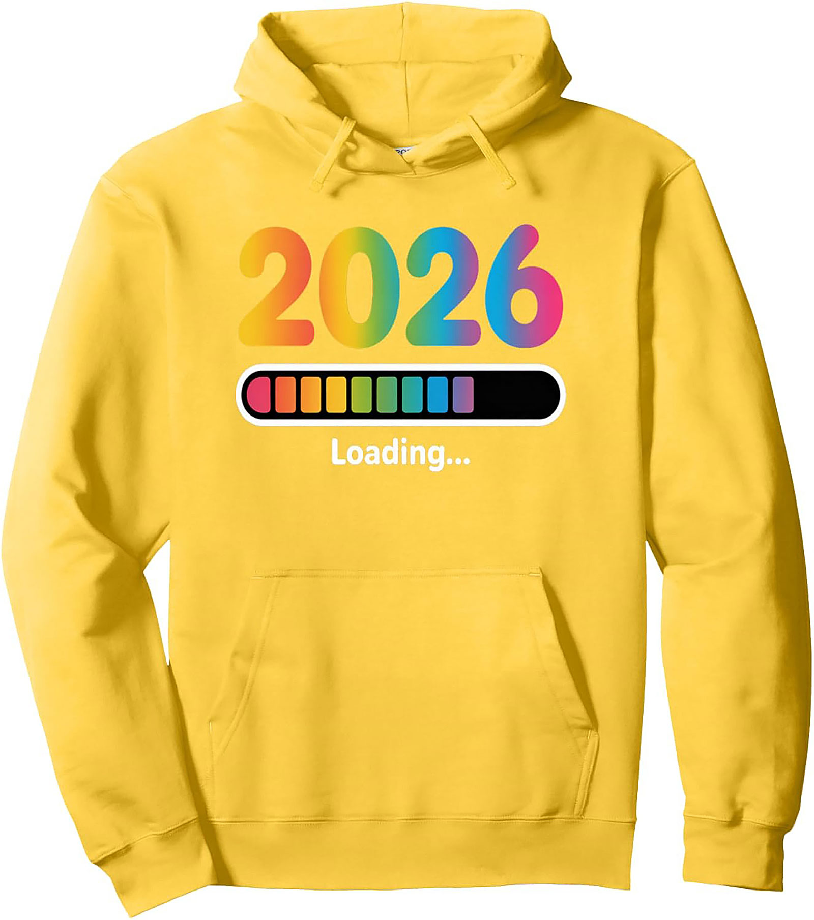 2026 Loading Rainbow Graphic Hoodie Future is Bright