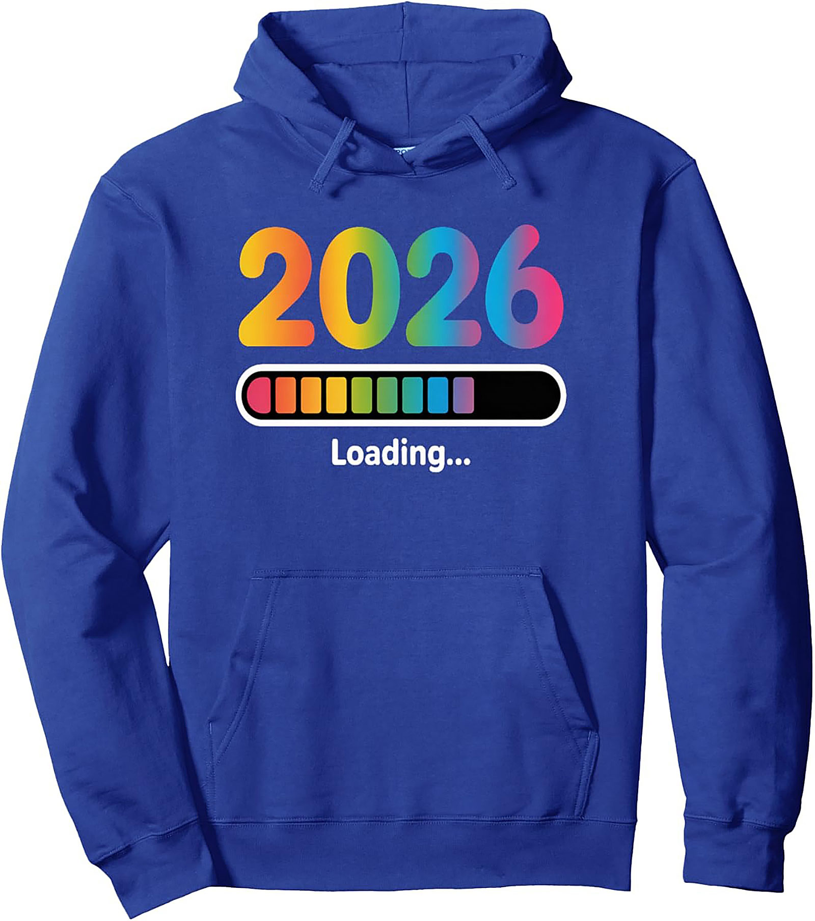 2026 Loading Rainbow Graphic Hoodie Future is Bright