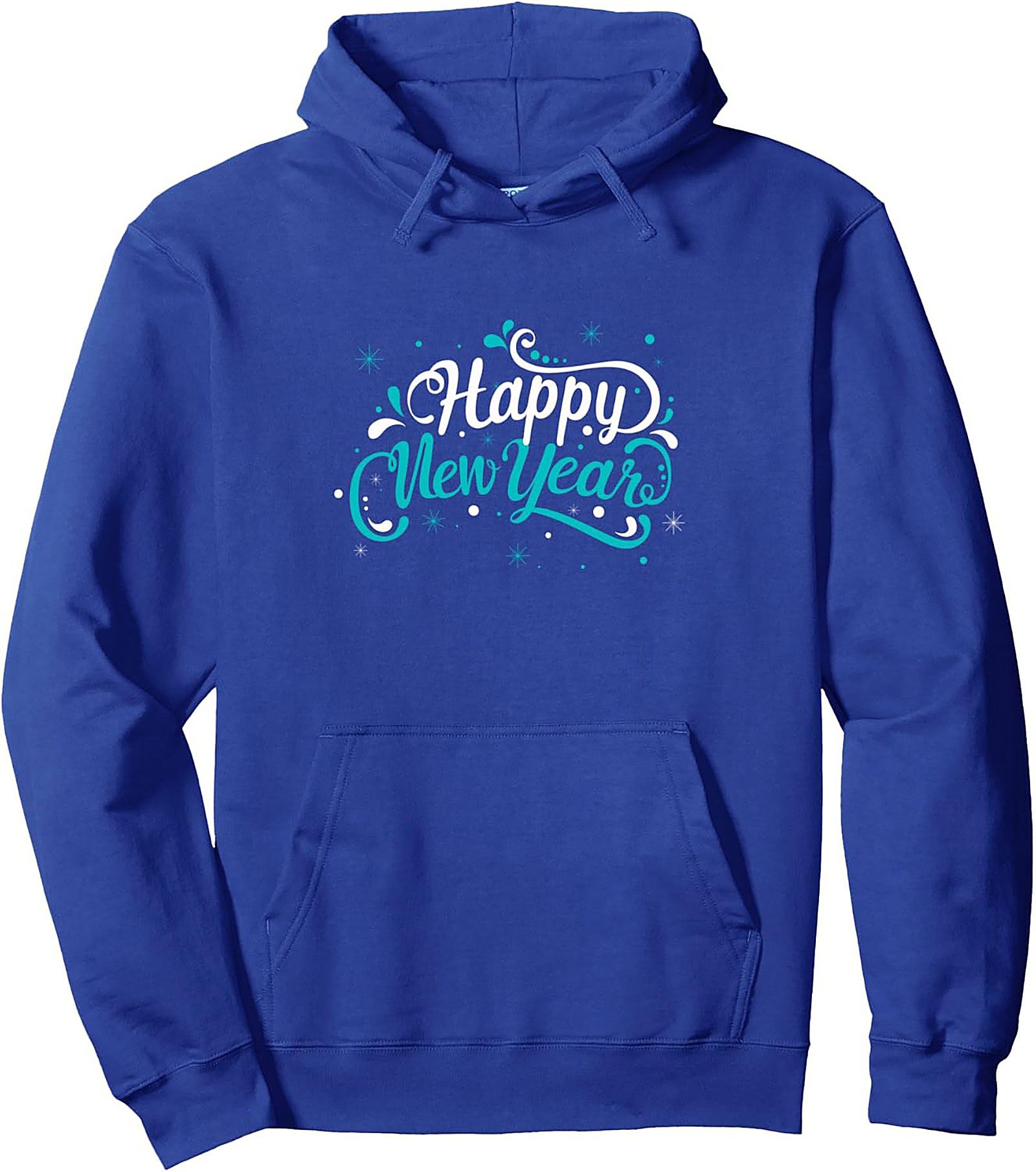 Happy New Year Pullover Hoodie Festive Graphic Gift Idea