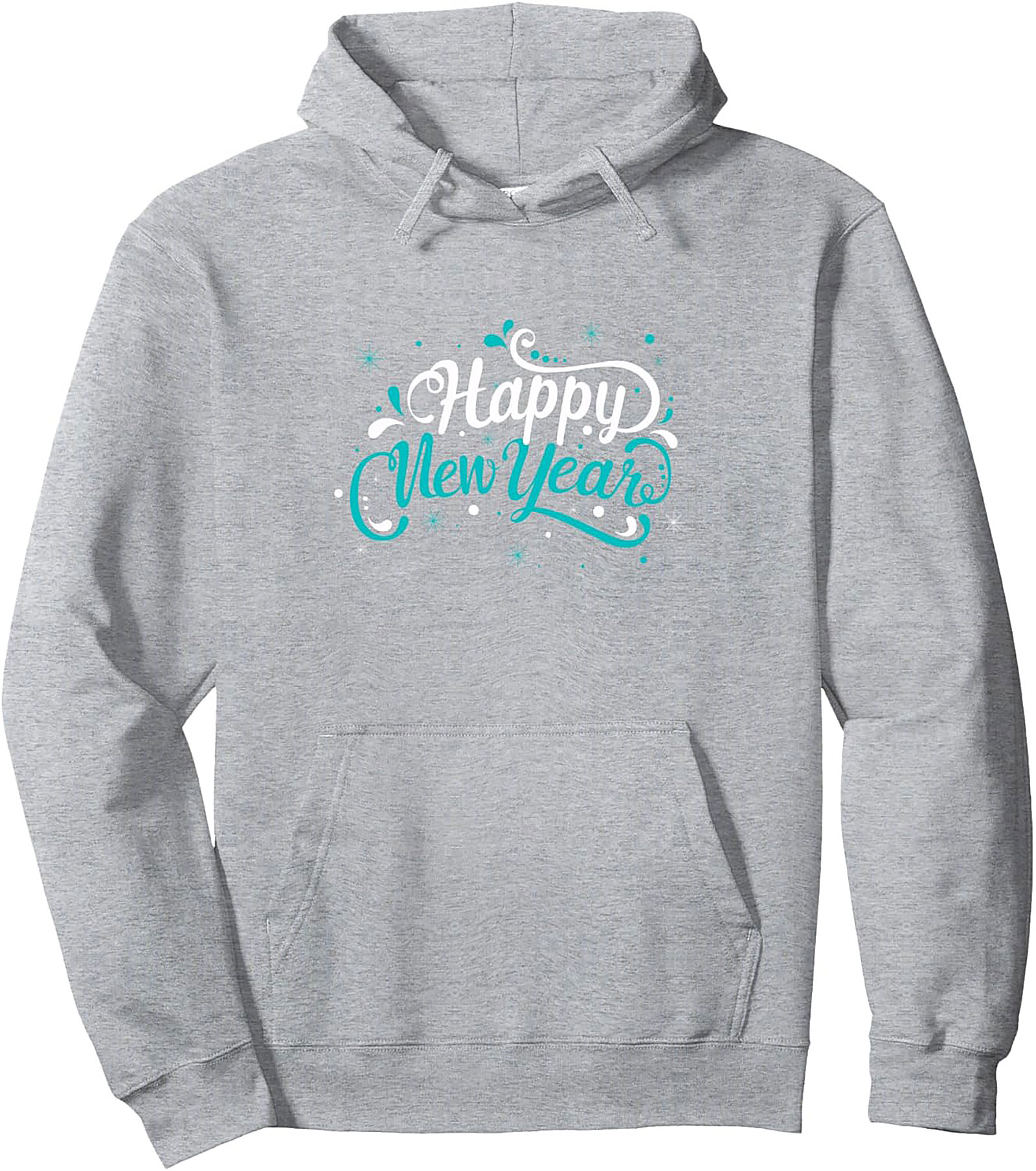 Happy New Year Pullover Hoodie Festive Graphic Gift Idea