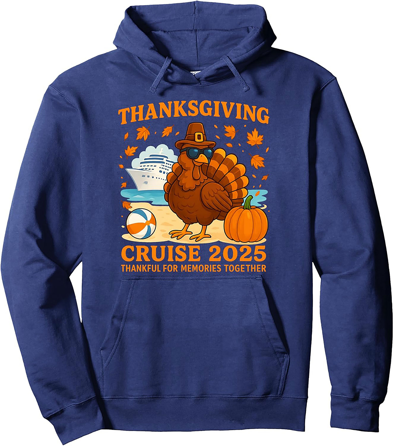 Thanksgiving Cruise 2025 Pullover Hoodie | Gift Idea