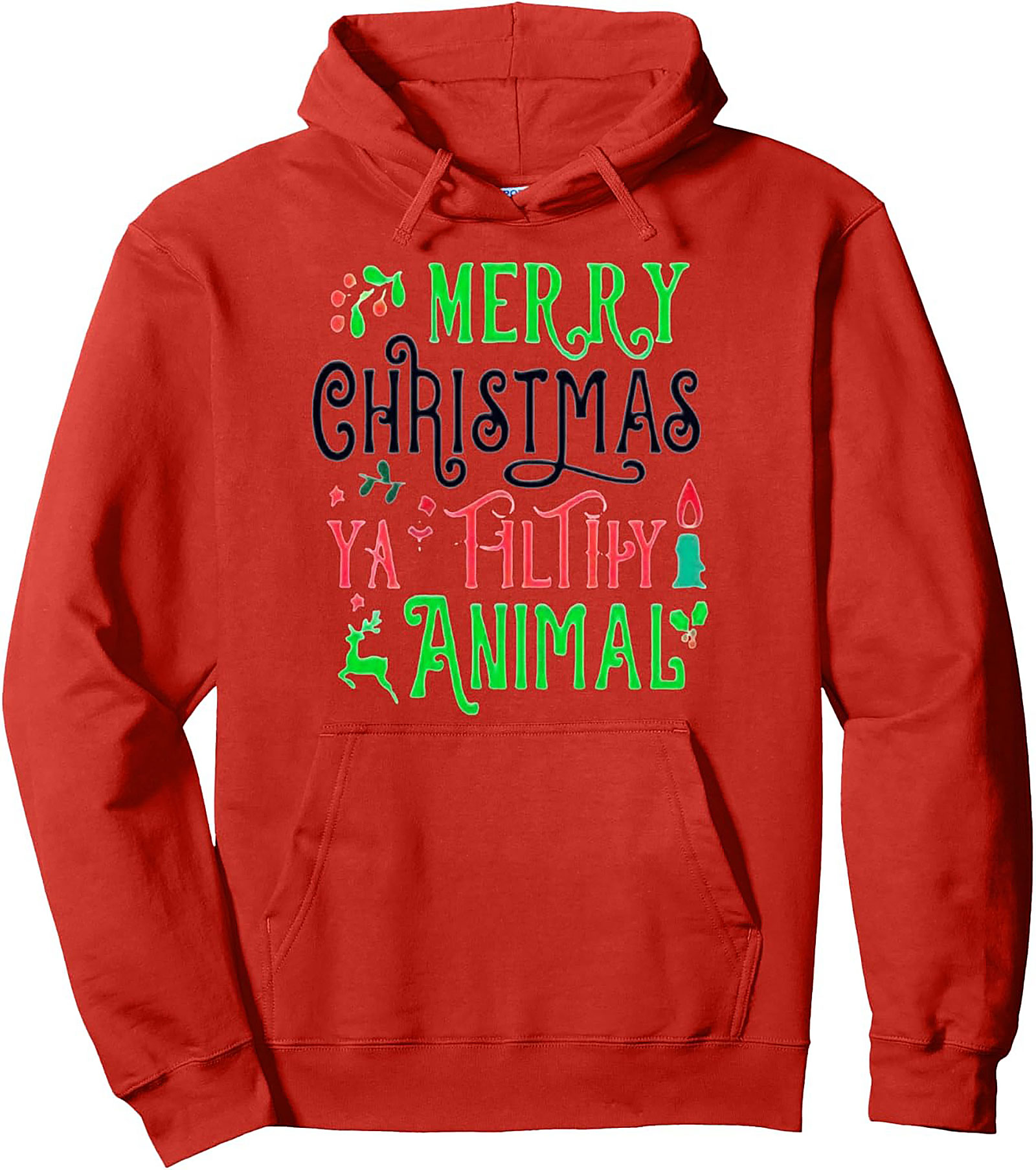 Filthy Animal Christmas Pullover Hoodie Iconic Graphic Gift