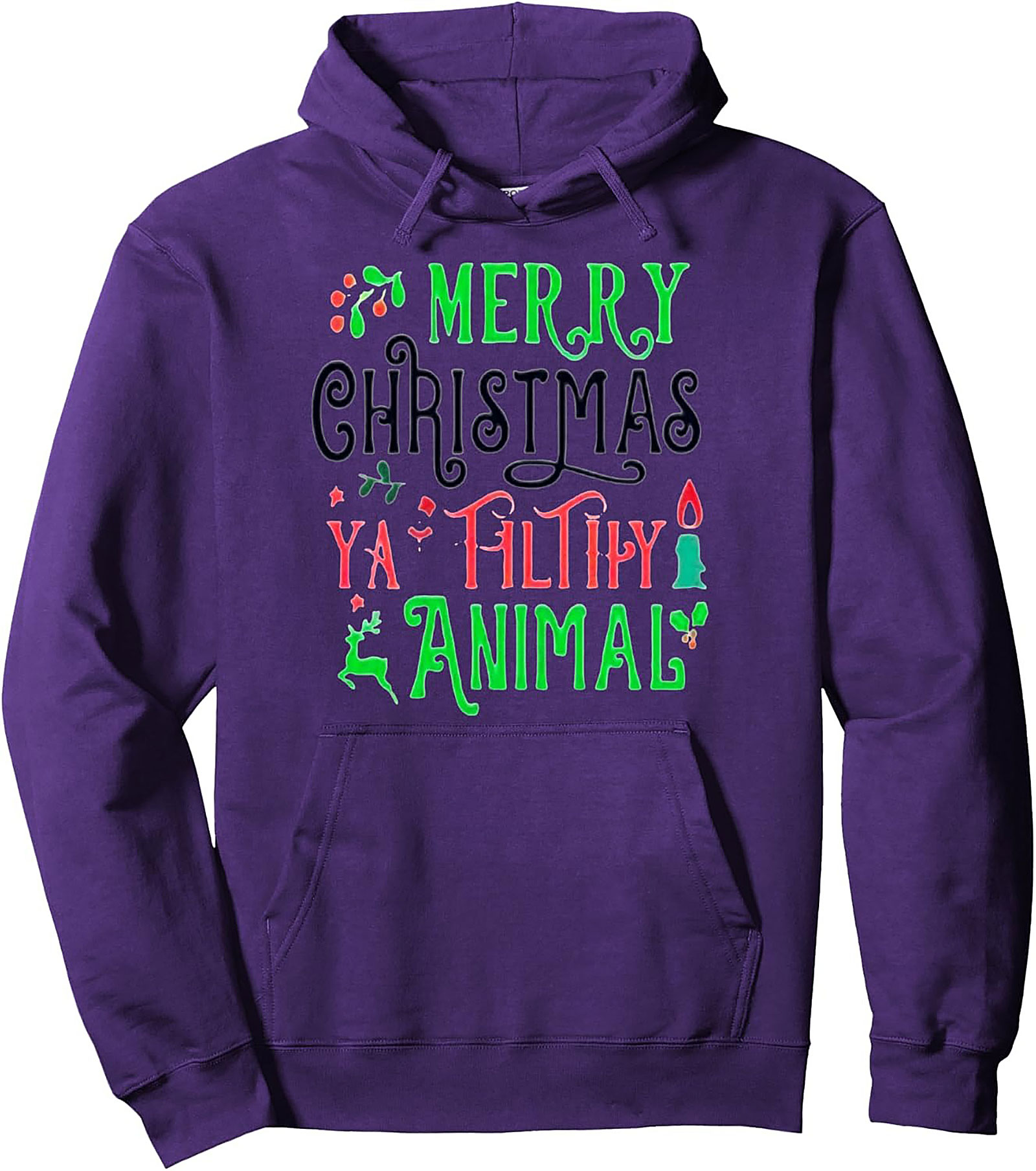Filthy Animal Christmas Pullover Hoodie Iconic Graphic Gift