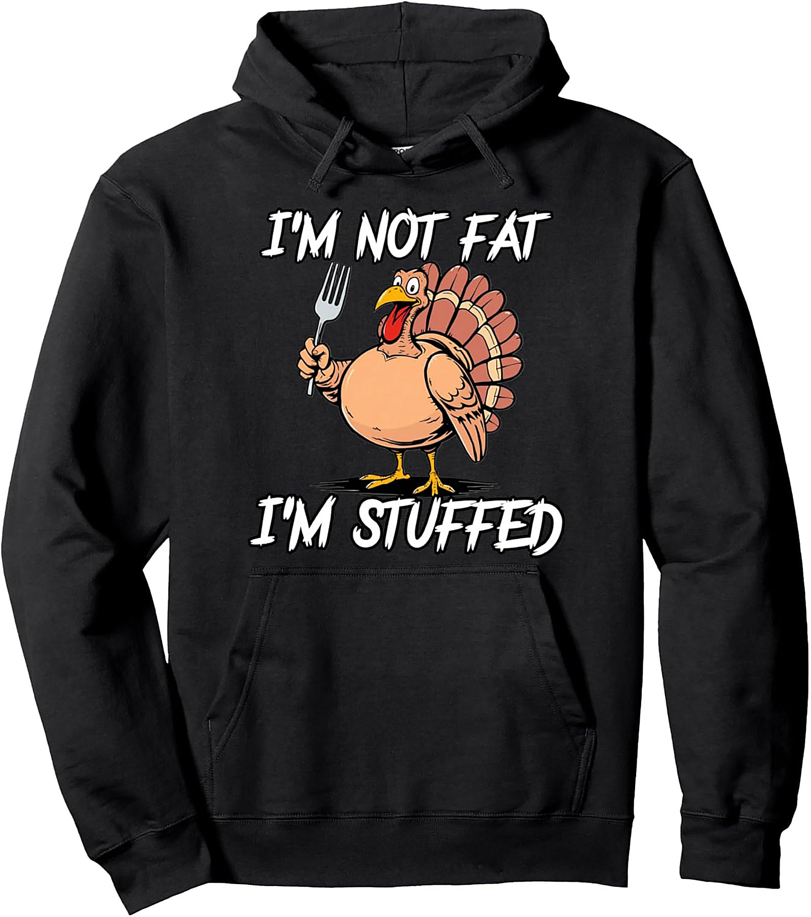 Funny Thanksgiving Graphic Hoodie | Stuffed Turkey Gift