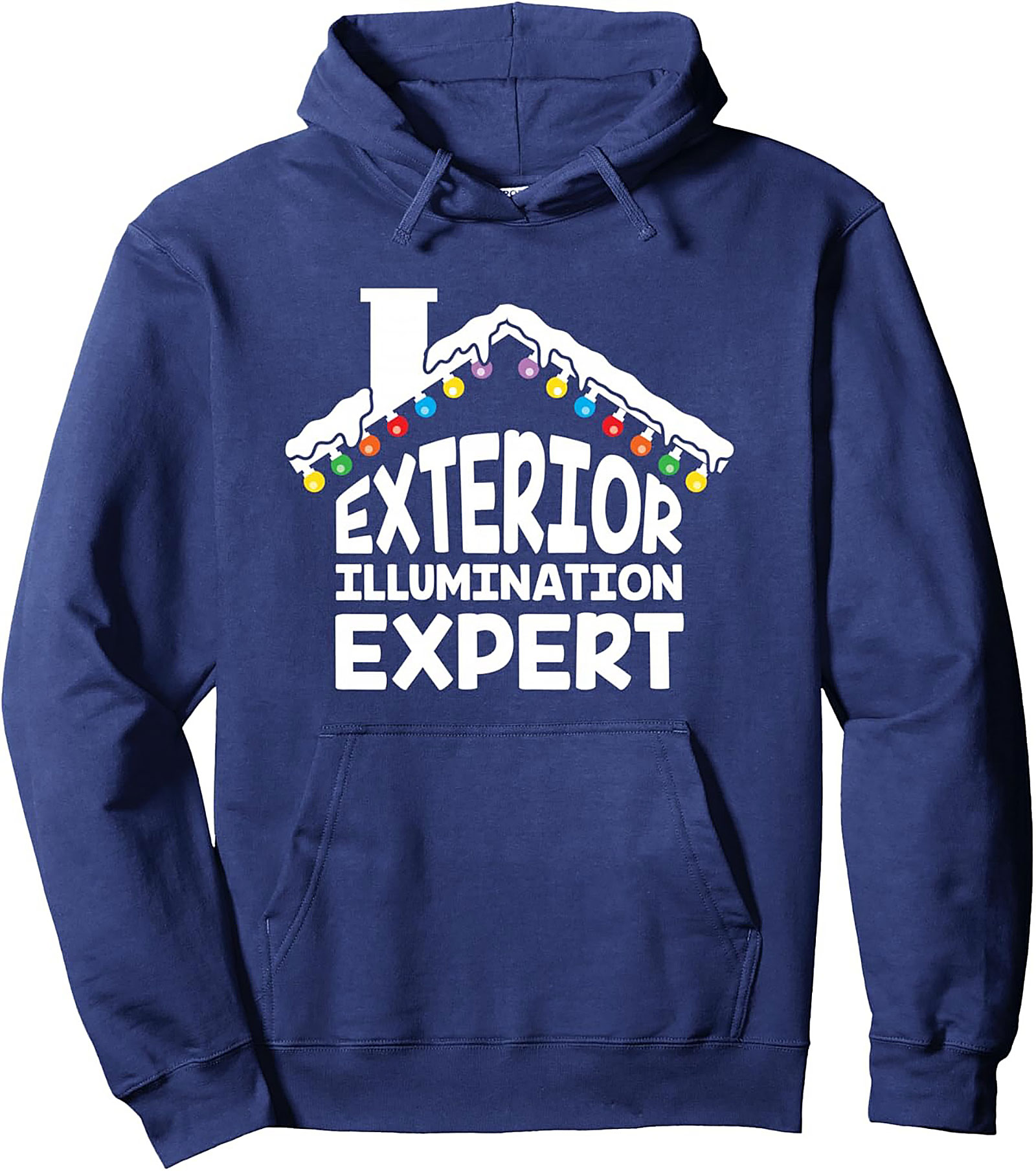 Christmas Lights Expert Pullover Hoodie Funny Holiday Gift